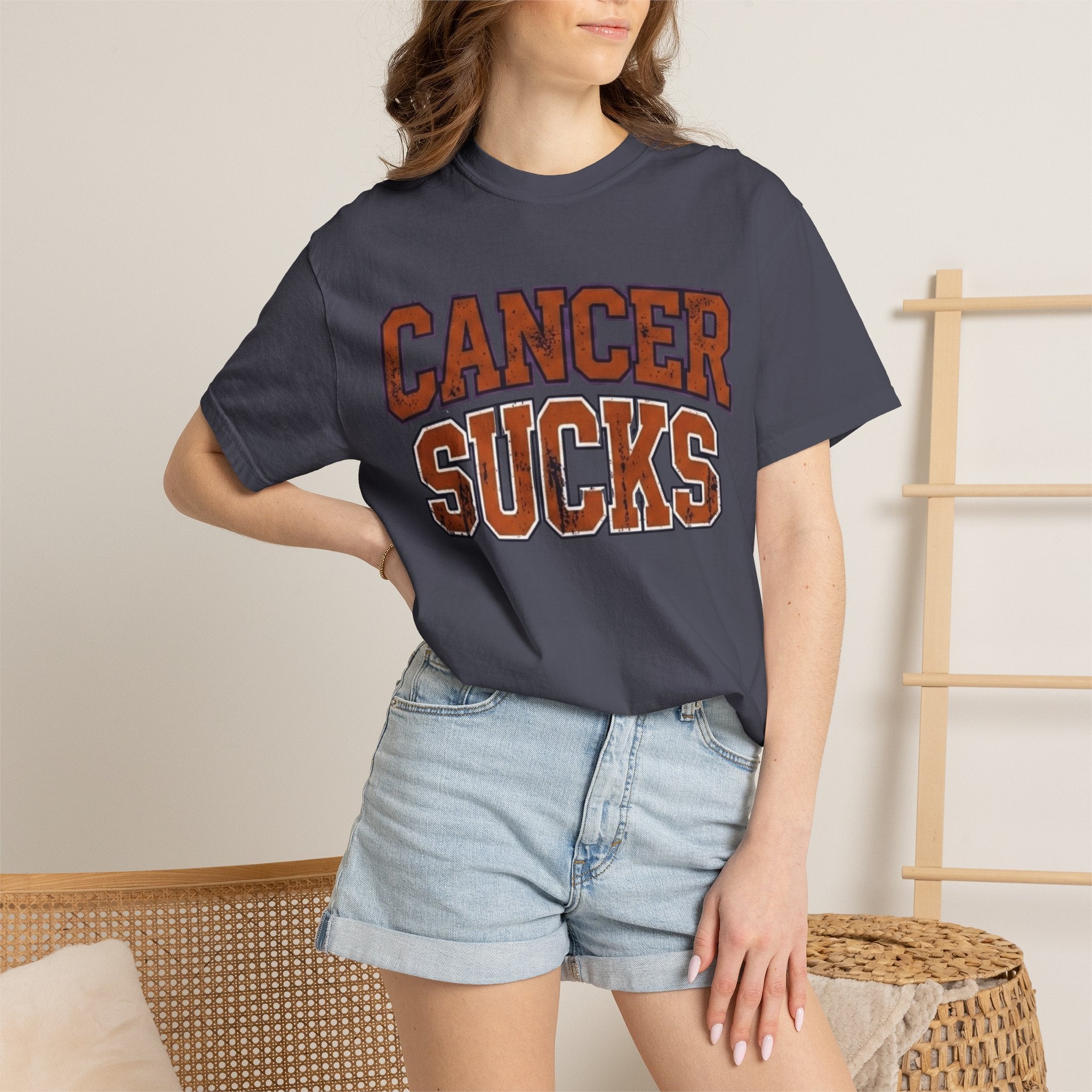 Yeah, Cancer Sucks | Garment-Dyed Tee — AttitudeShirts