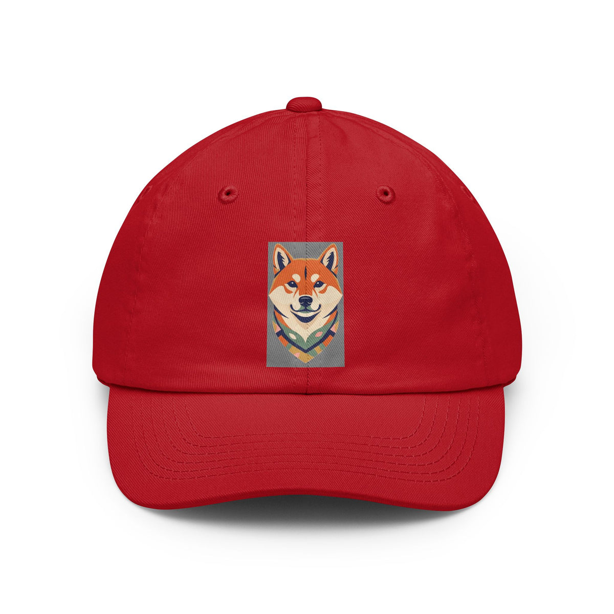 Color: Red | Shiba Squad Dad Hat — Graphic