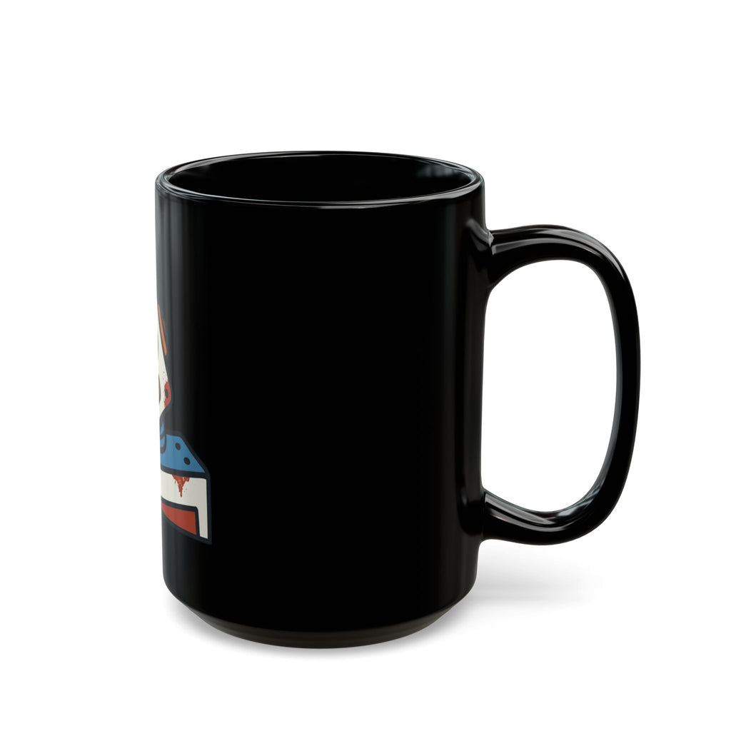 "Sex Machine" Black Ceramic Mug — Graphic