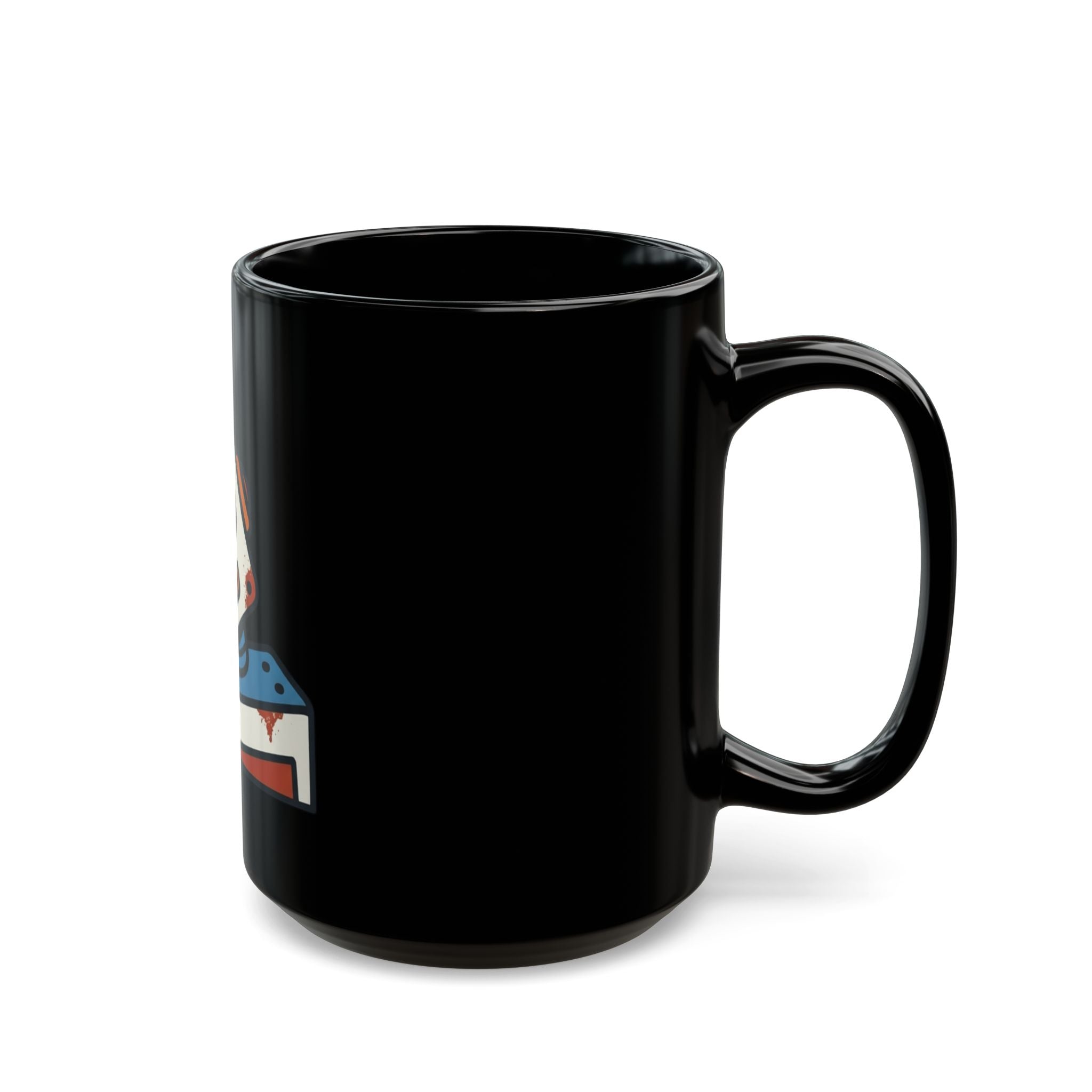 "Sex Machine" Black Ceramic Mug — Graphic