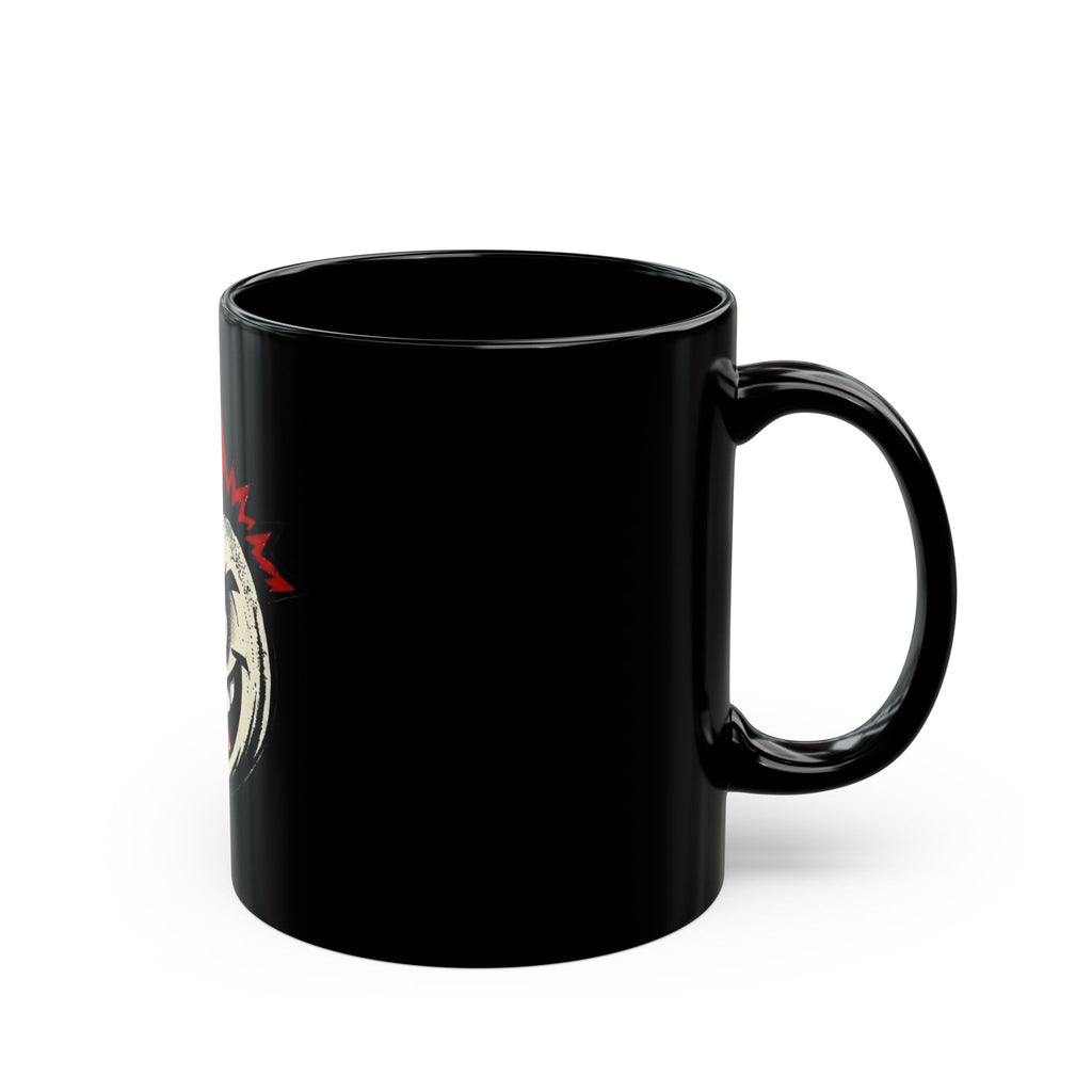 "Hazard" Black Ceramic Mug