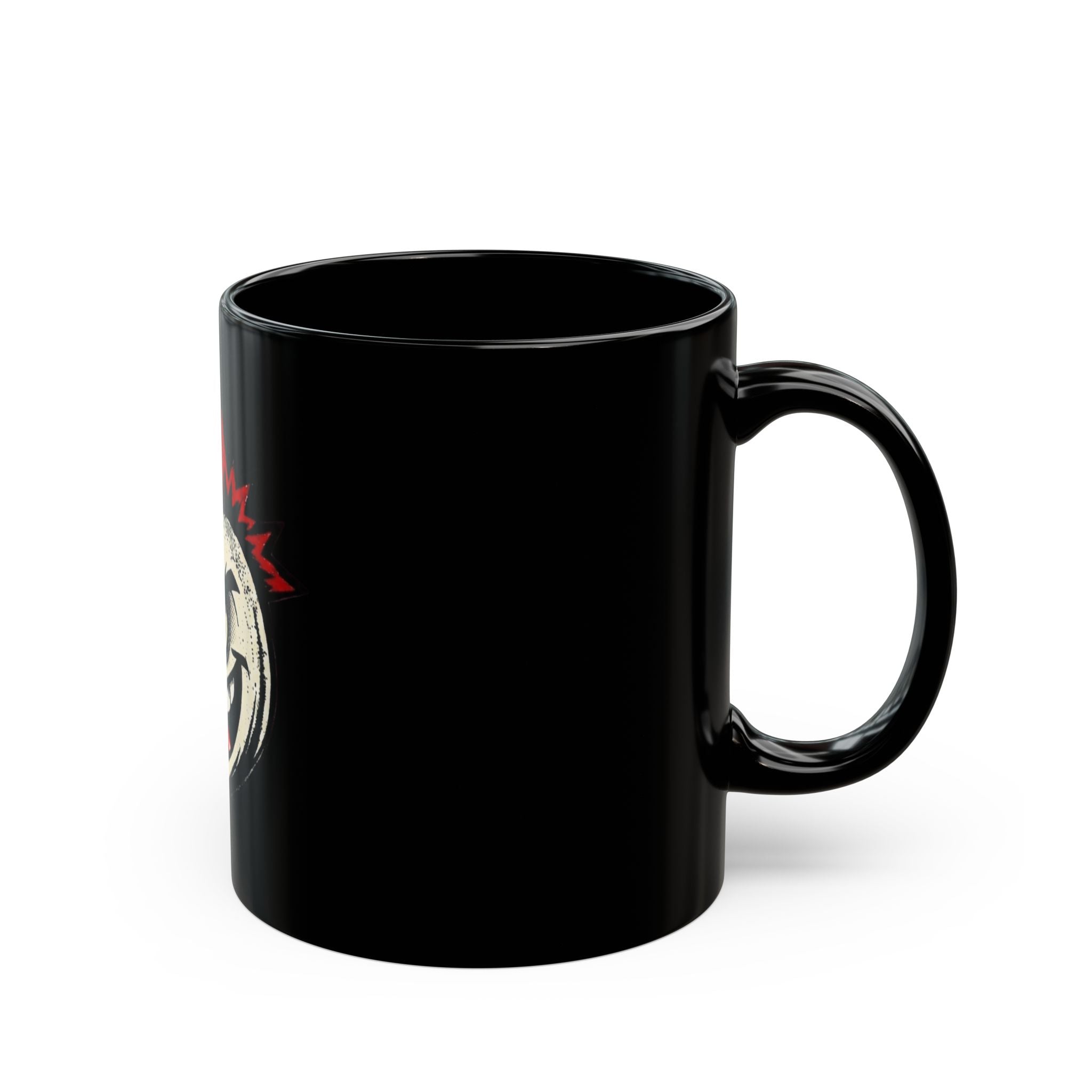 "Hazard" Black Ceramic Mug