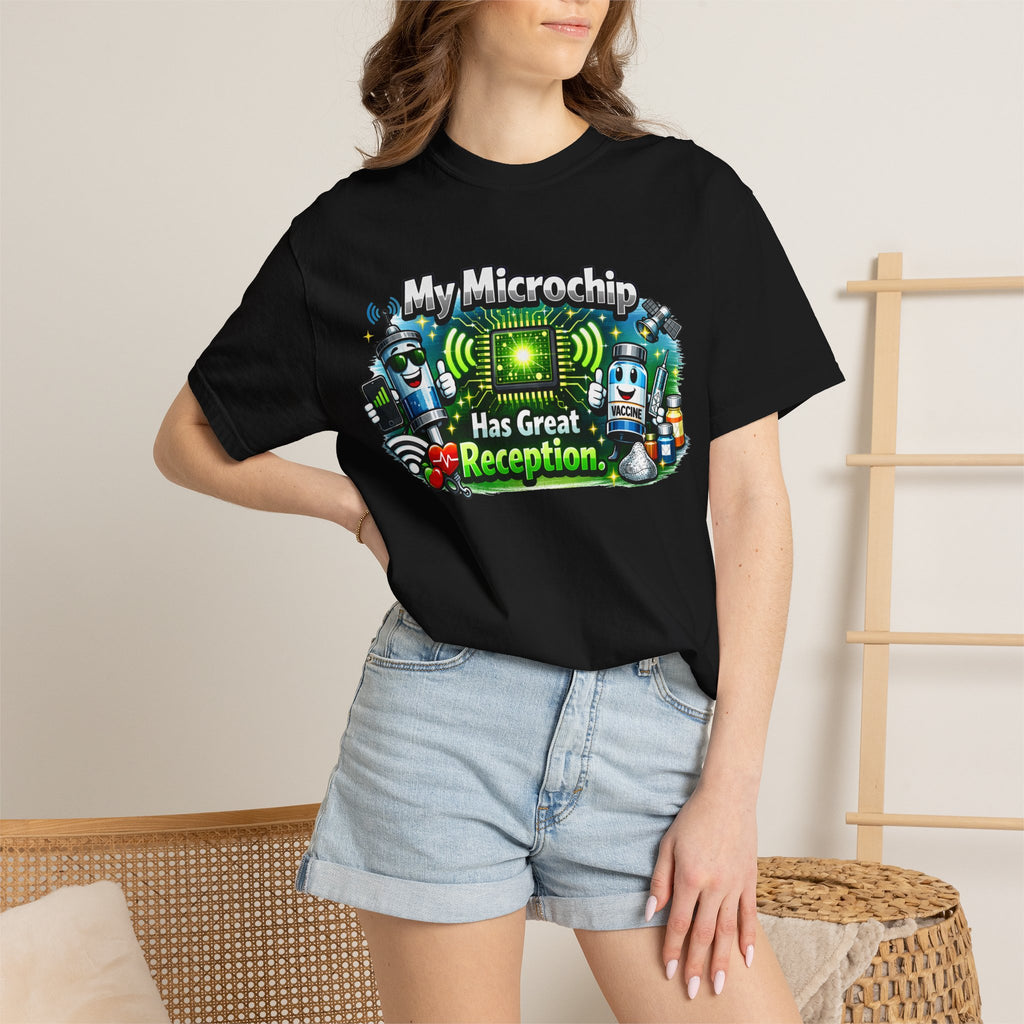 Great Reception Microchip | Garment-Dyed Tee — AttitudeShirts