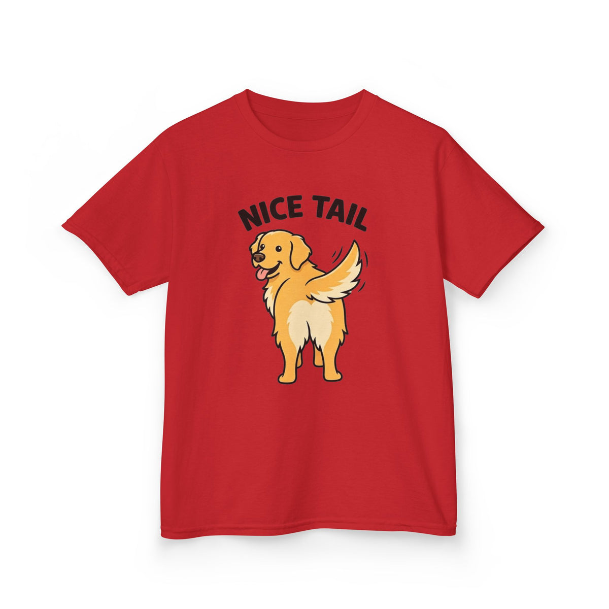 Color: Red | Nice Tail Kids Tee