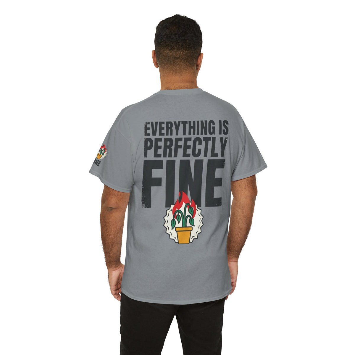 Color: Gravel | Perfectly Fine Premium Graphic Tee