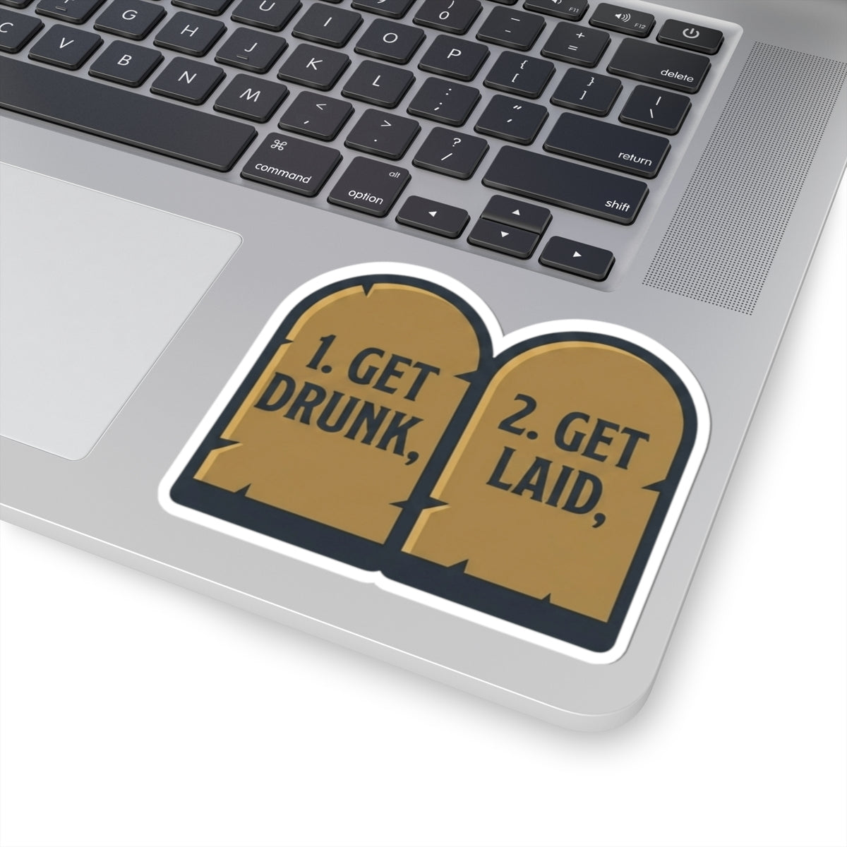 "11th and 12th Commandment" Sticker