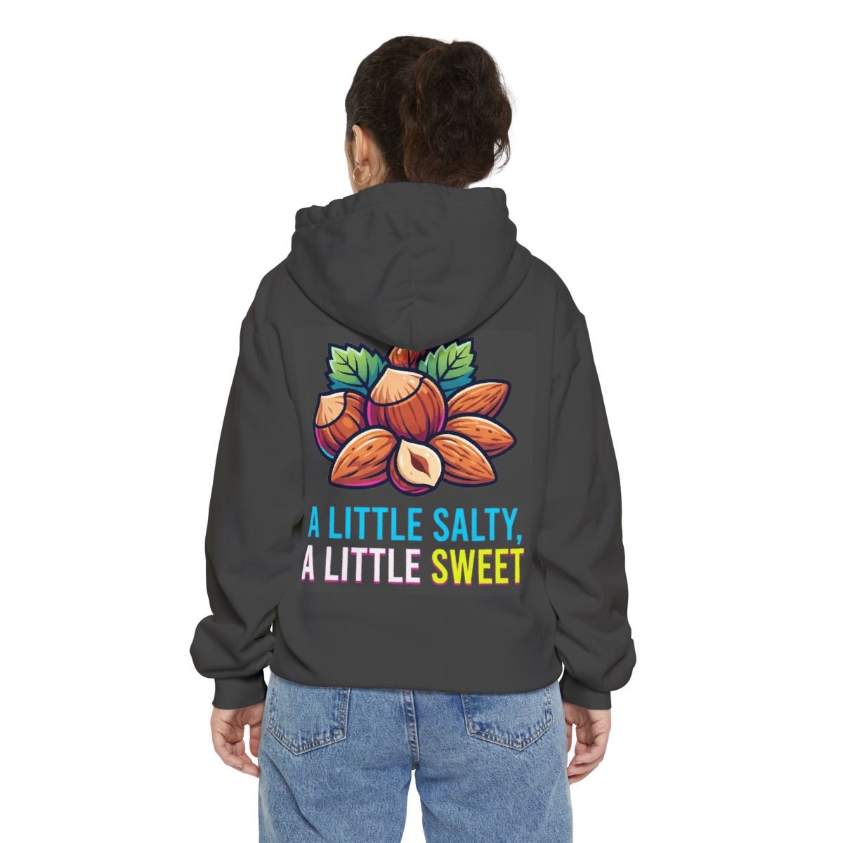 Color: Pepper | A Little Salty, A Little Sweet Garment-Dyed Hoodie