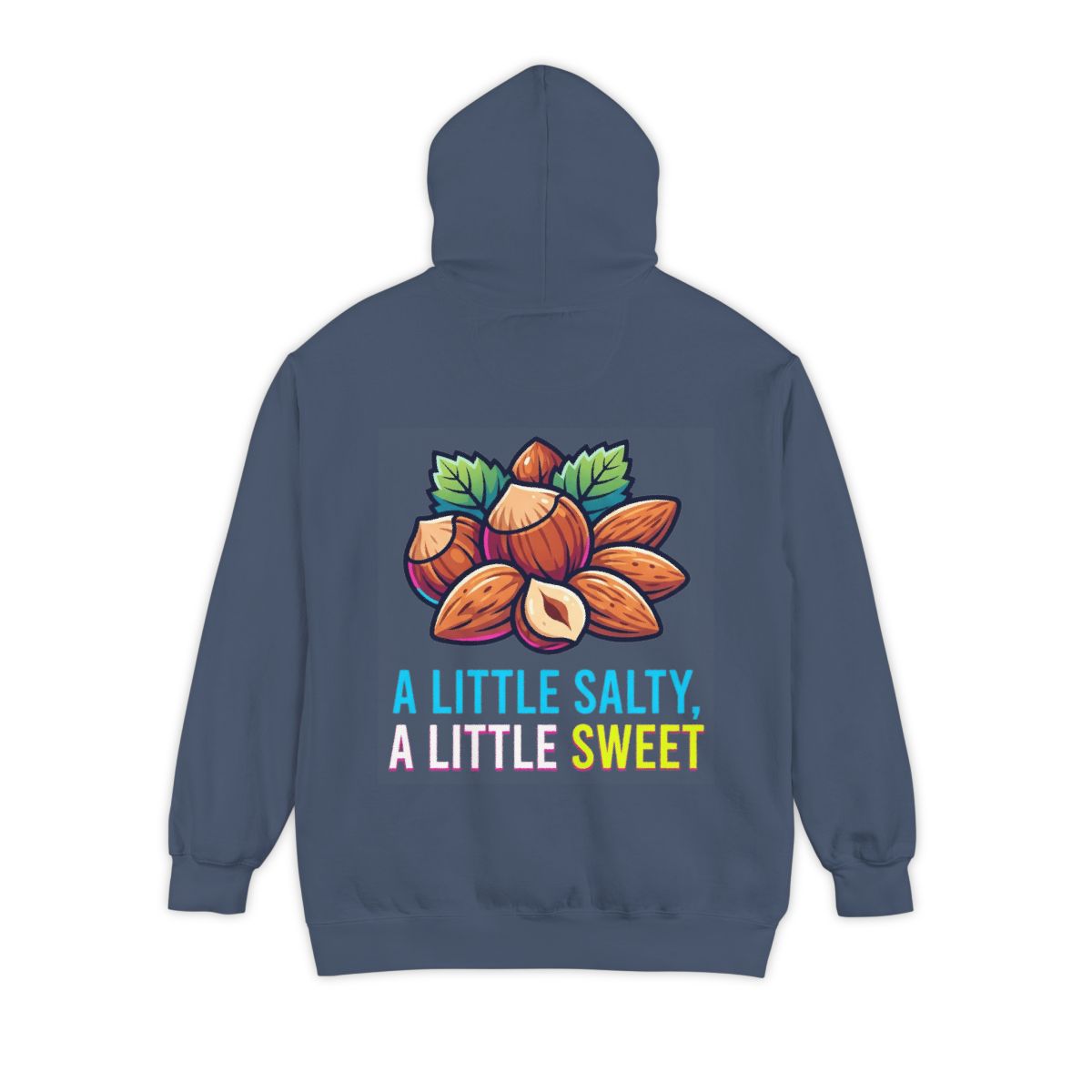 Color: Denim | A Little Salty, A Little Sweet Garment-Dyed Hoodie