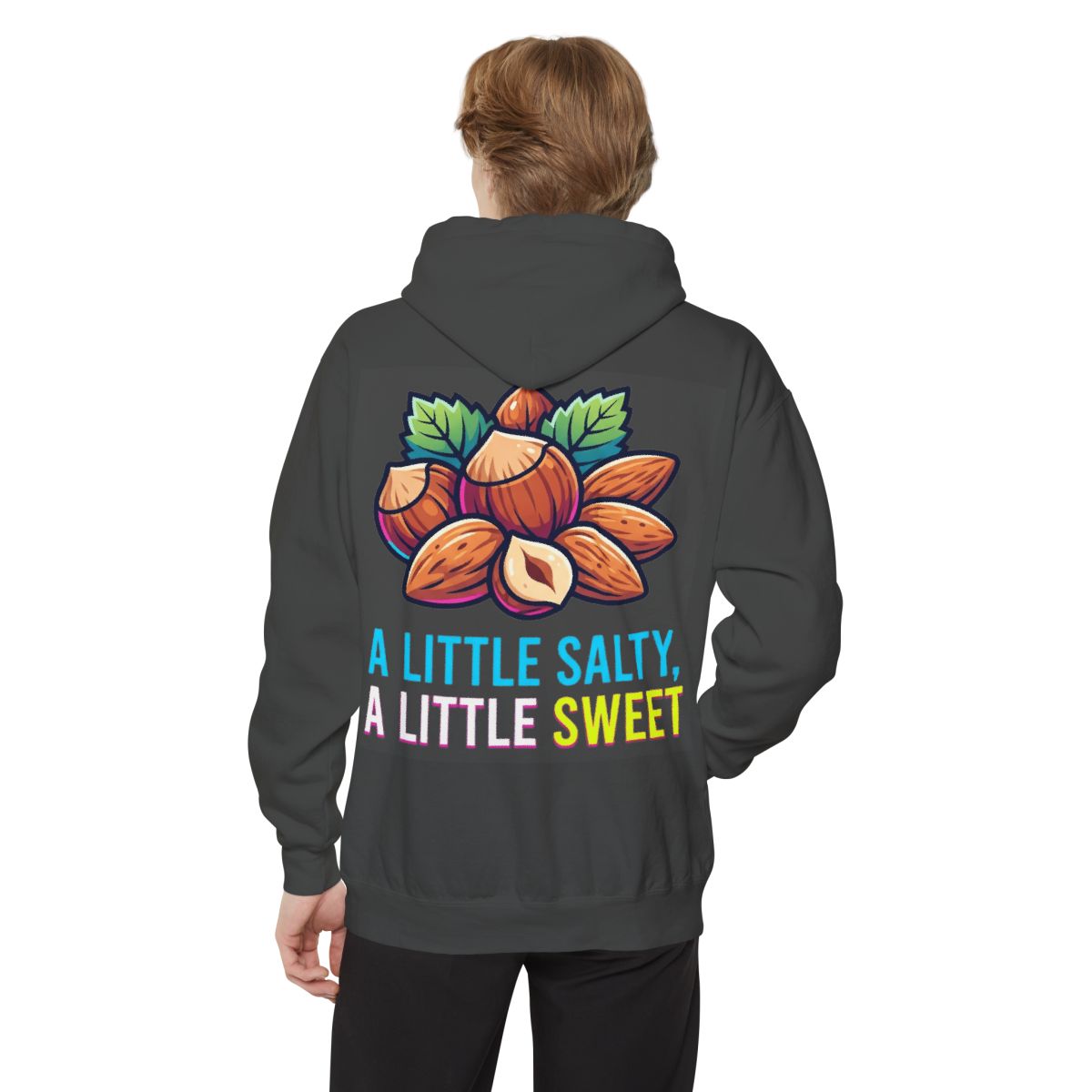 Color: Pepper | A Little Salty, A Little Sweet Garment-Dyed Hoodie