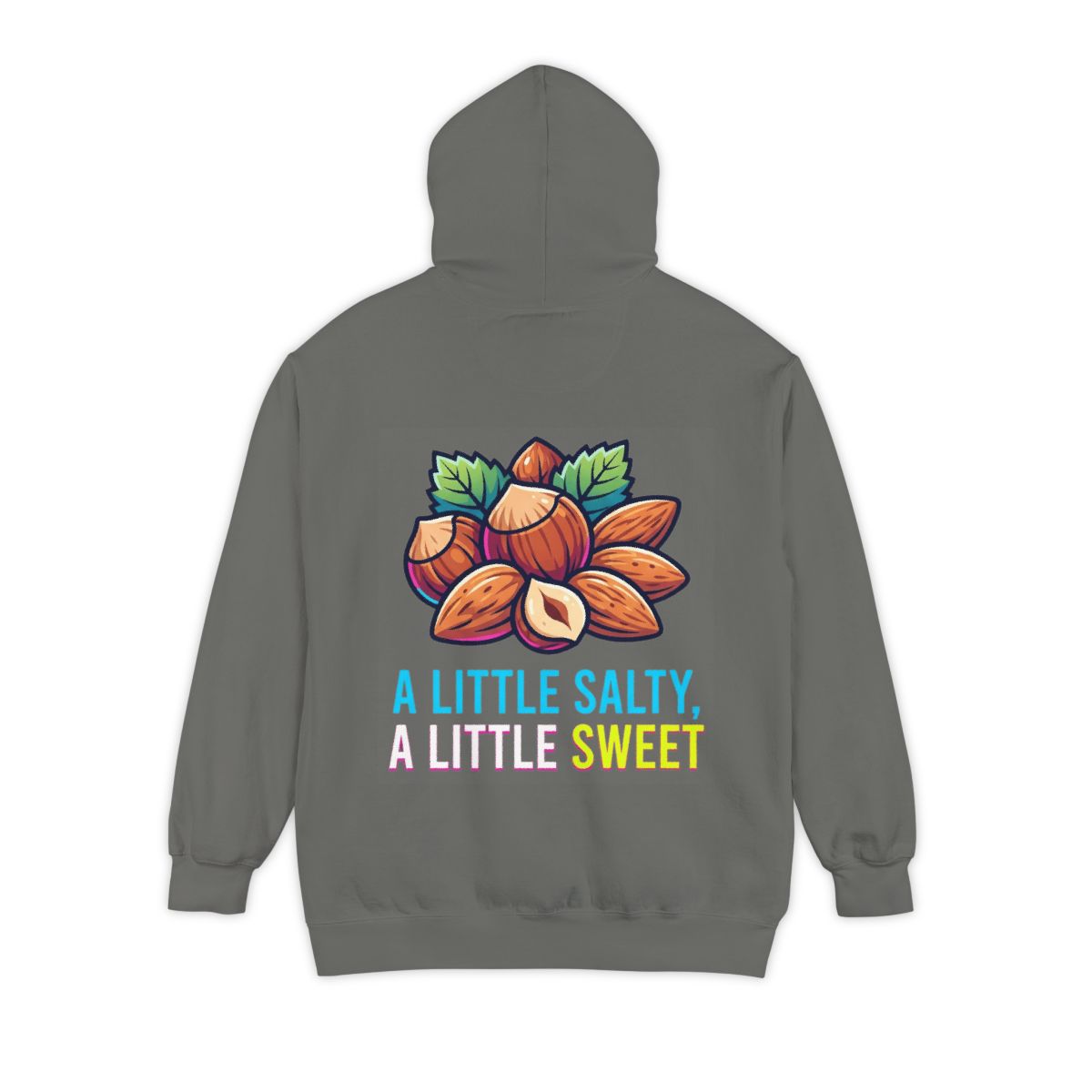 Color: Grey | A Little Salty, A Little Sweet Garment-Dyed Hoodie