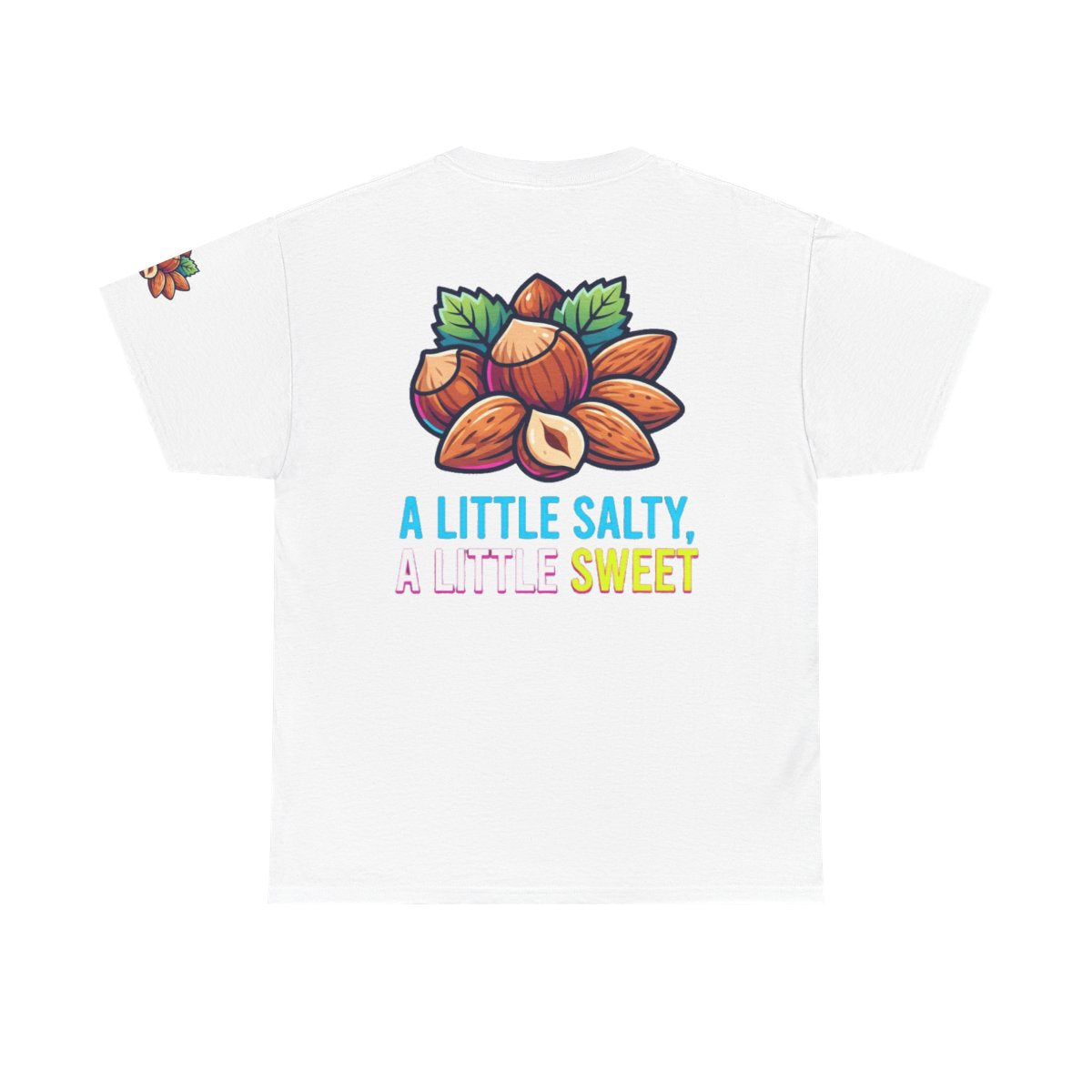 Color: White | A Little Salty, A Little Sweet Premium Graphic Tee