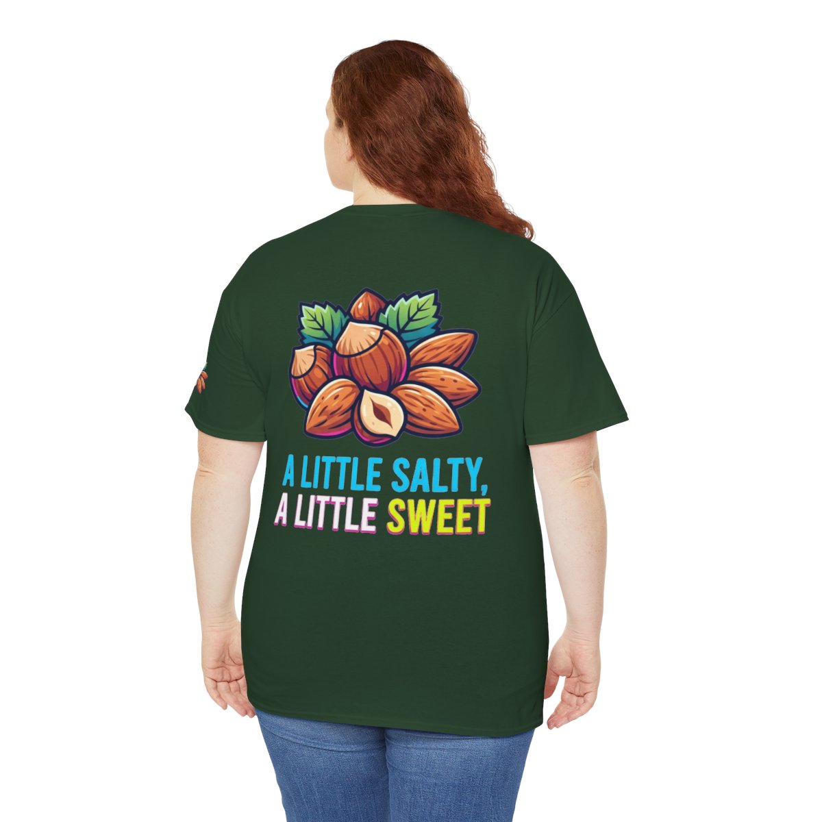 Color: Forest Green | A Little Salty, A Little Sweet Premium Graphic Tee