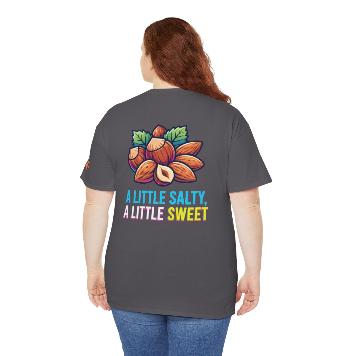 Color: Charcoal | A Little Salty, A Little Sweet Premium Graphic Tee