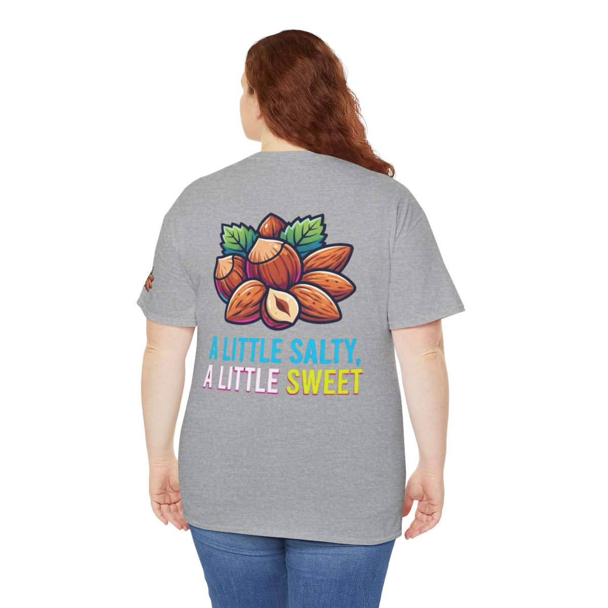 Color: Sport Grey | A Little Salty, A Little Sweet Premium Graphic Tee