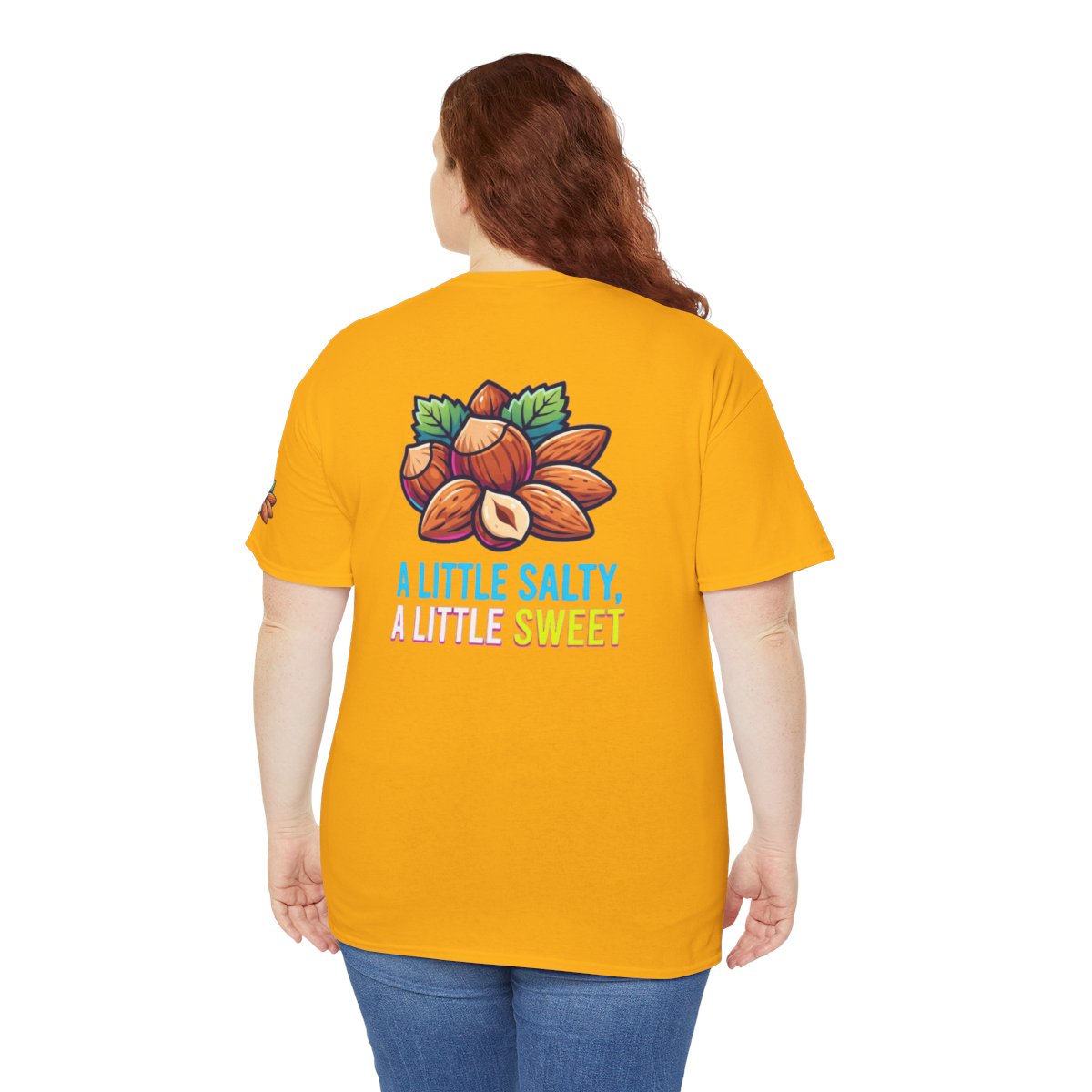 Color: Gold | A Little Salty, A Little Sweet Premium Graphic Tee