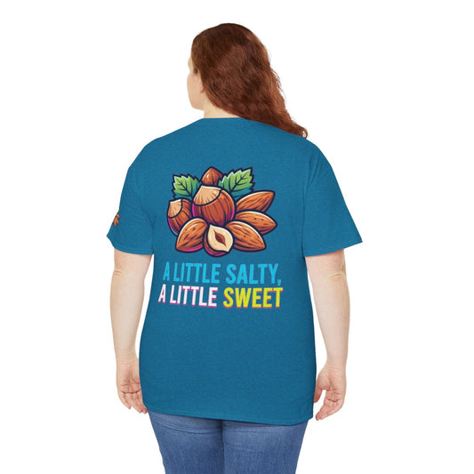 Color: Antique Sapphire | A Little Salty, A Little Sweet Premium Graphic Tee