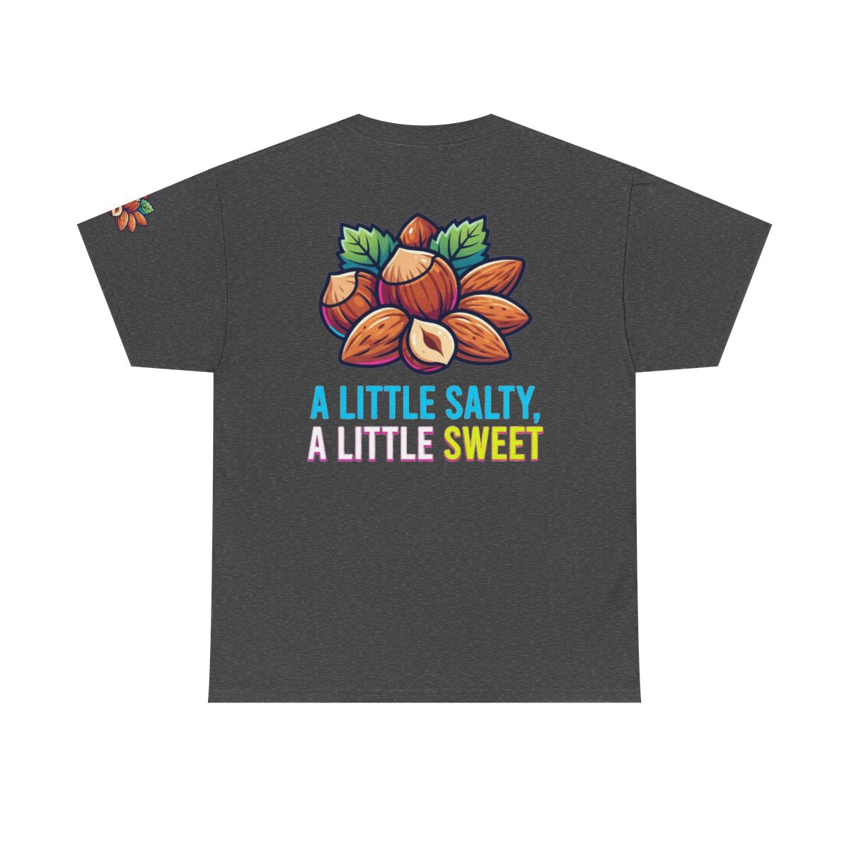 Color: Dark Heather | A Little Salty, A Little Sweet Premium Graphic Tee