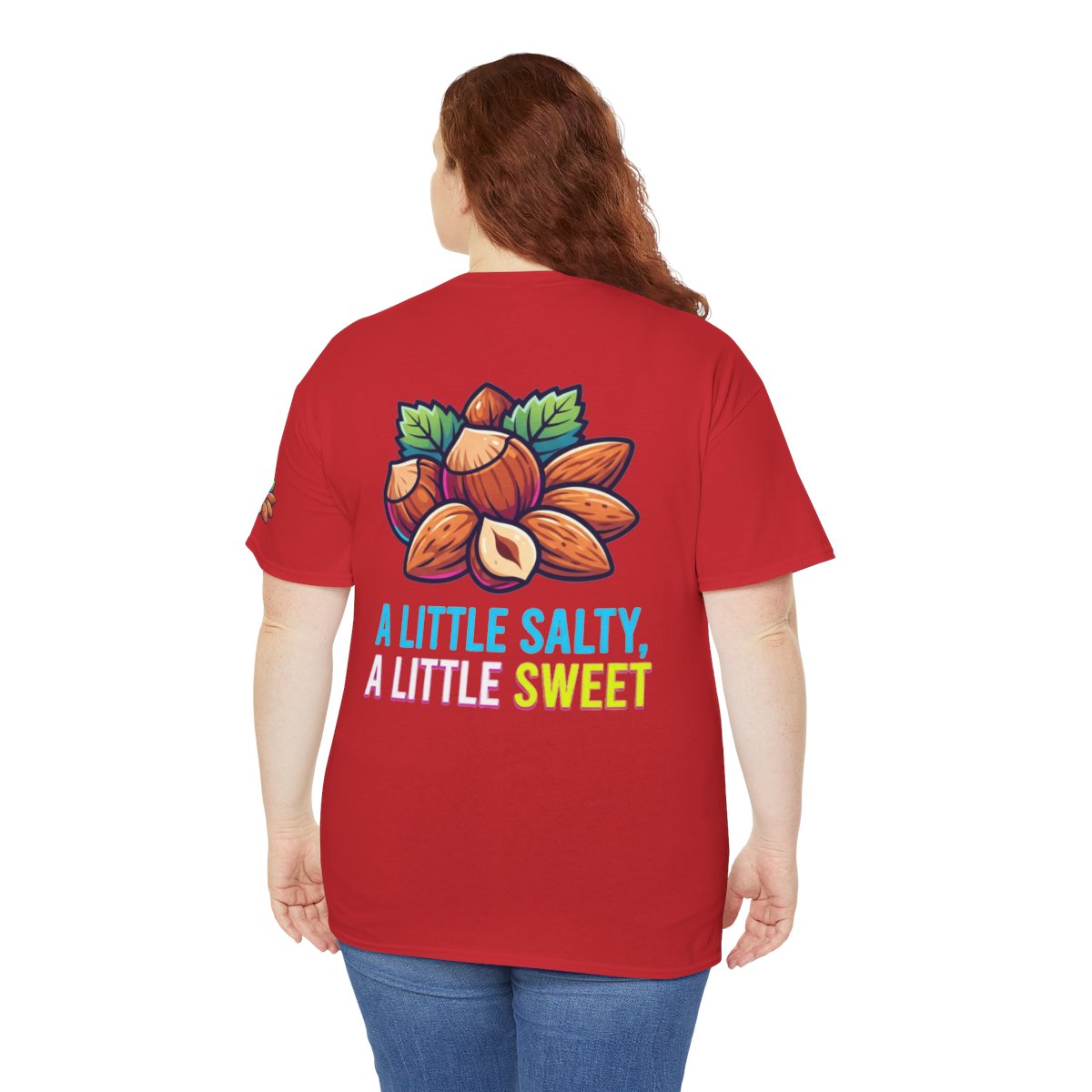 Color: Red | A Little Salty, A Little Sweet Premium Graphic Tee