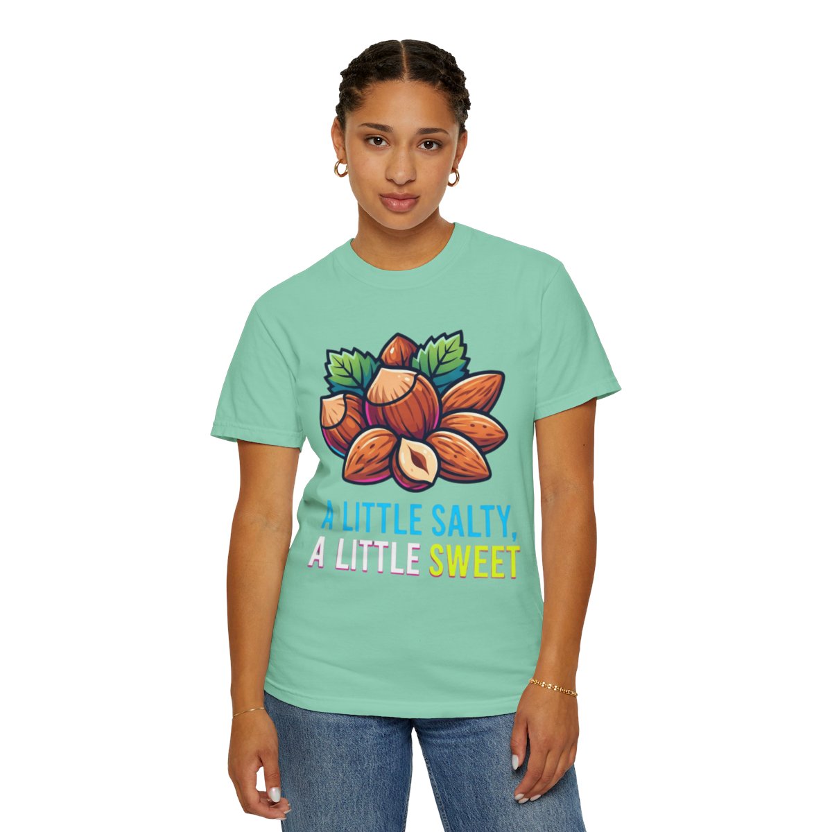 Color: Island Reef | A Little Salty, A Little Sweet Unisex Garment-Dyed Tee