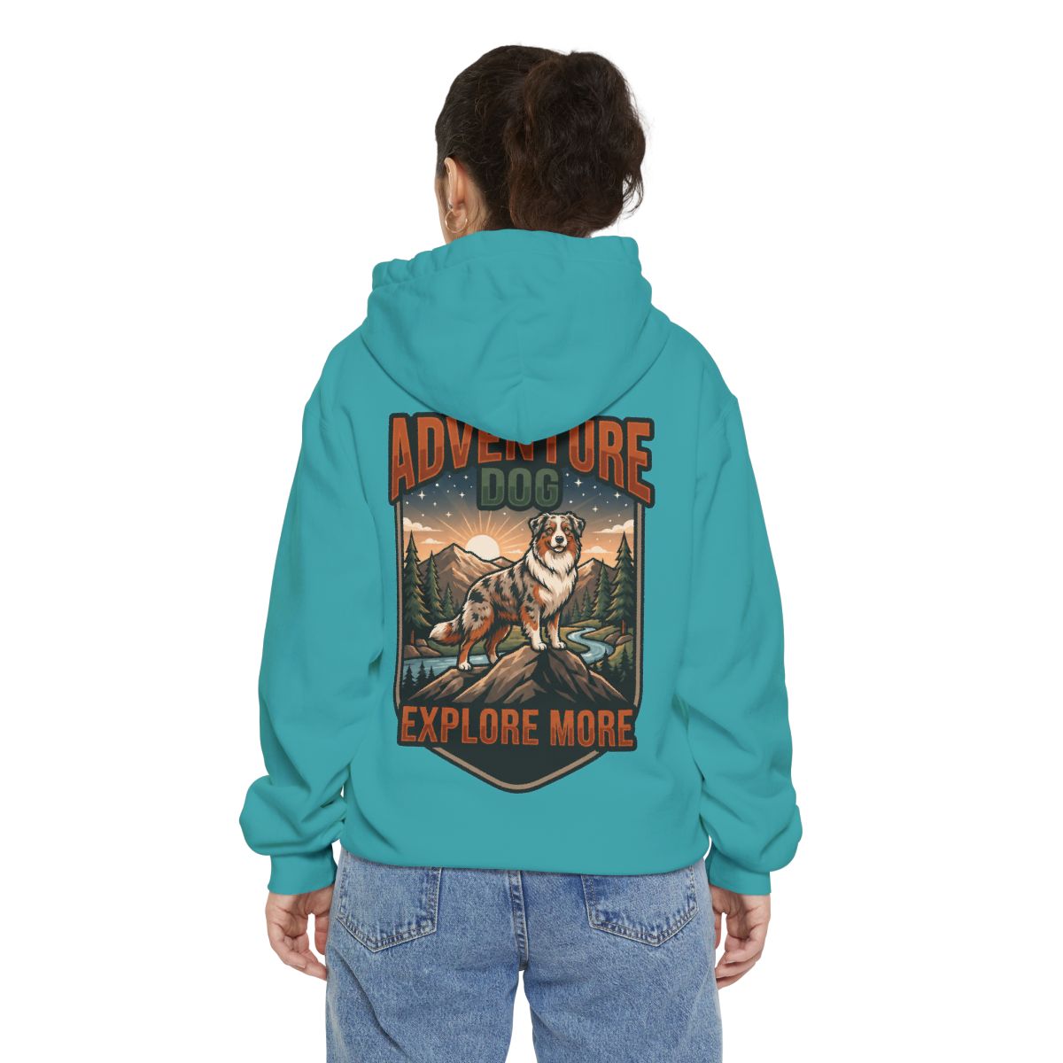 Color: Seafoam | Adventure Dog Garment-Dyed Hoodie