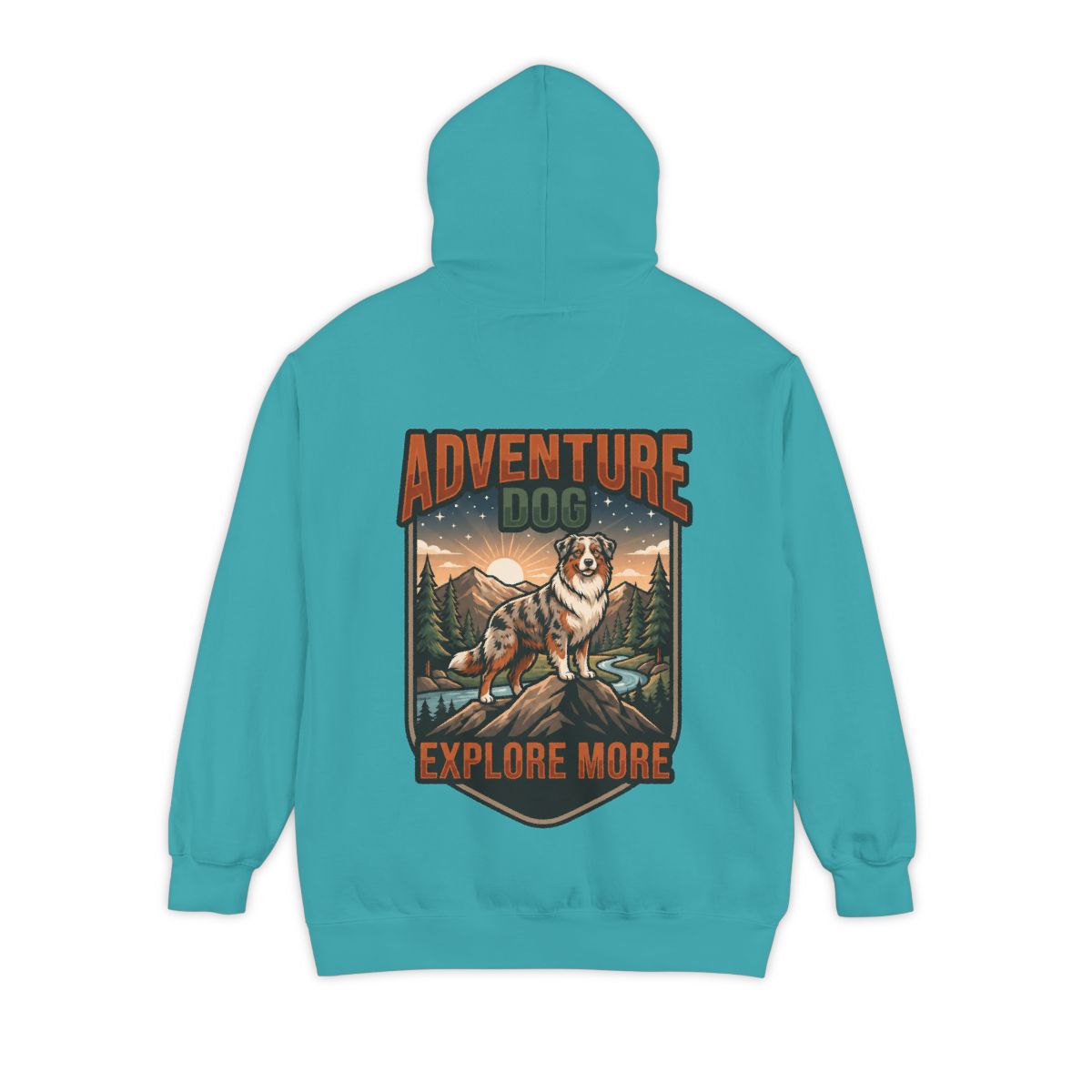 Color: Seafoam | Adventure Dog Garment-Dyed Hoodie