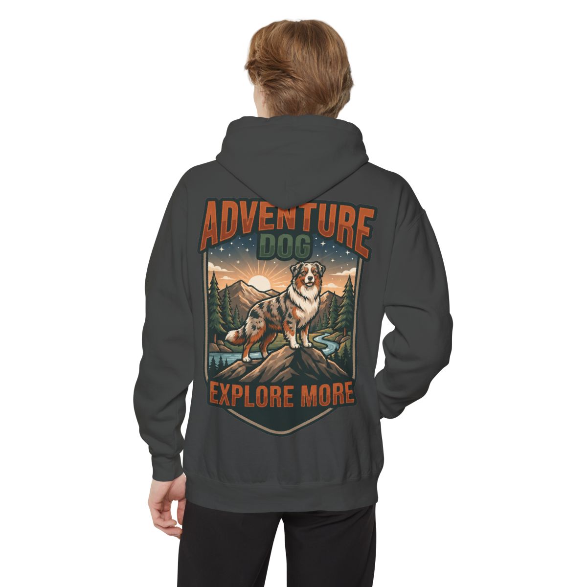 Color: Pepper | Adventure Dog Garment-Dyed Hoodie