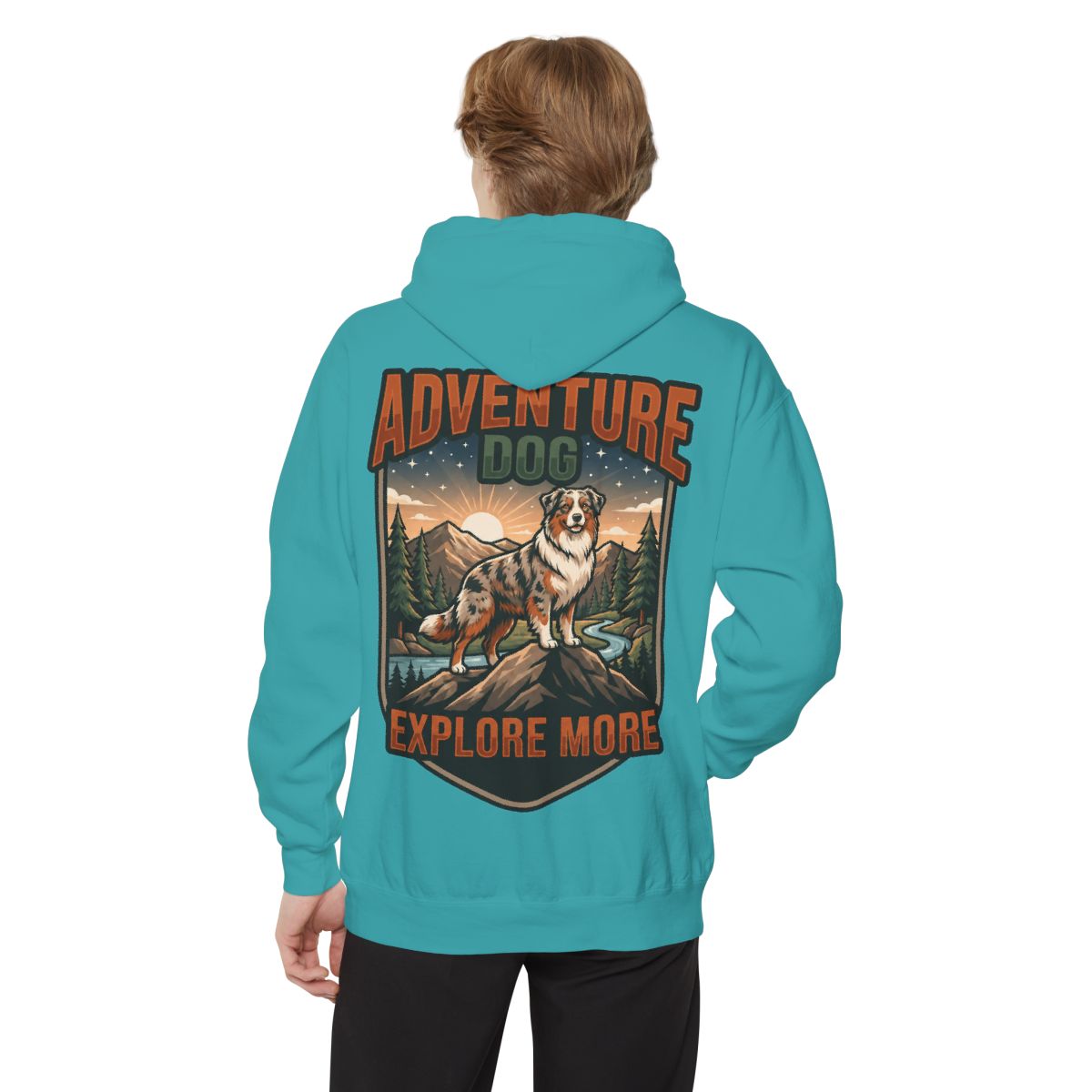 Color: Seafoam | Adventure Dog Garment-Dyed Hoodie