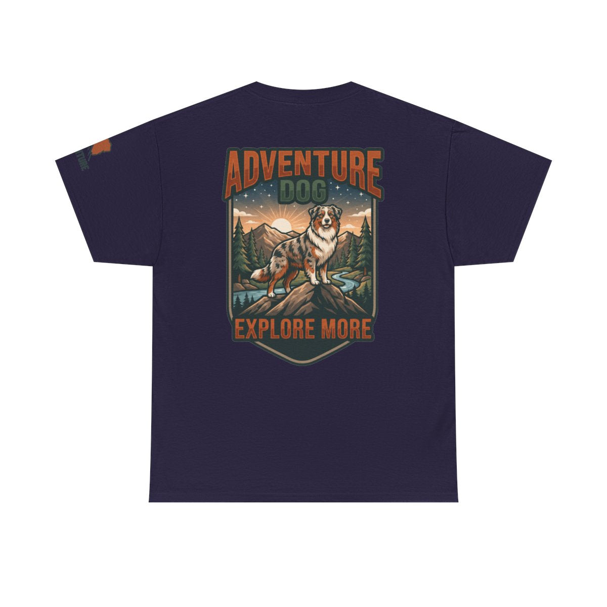 Color: Blackberry | Adventure Dog Premium Graphic Tee