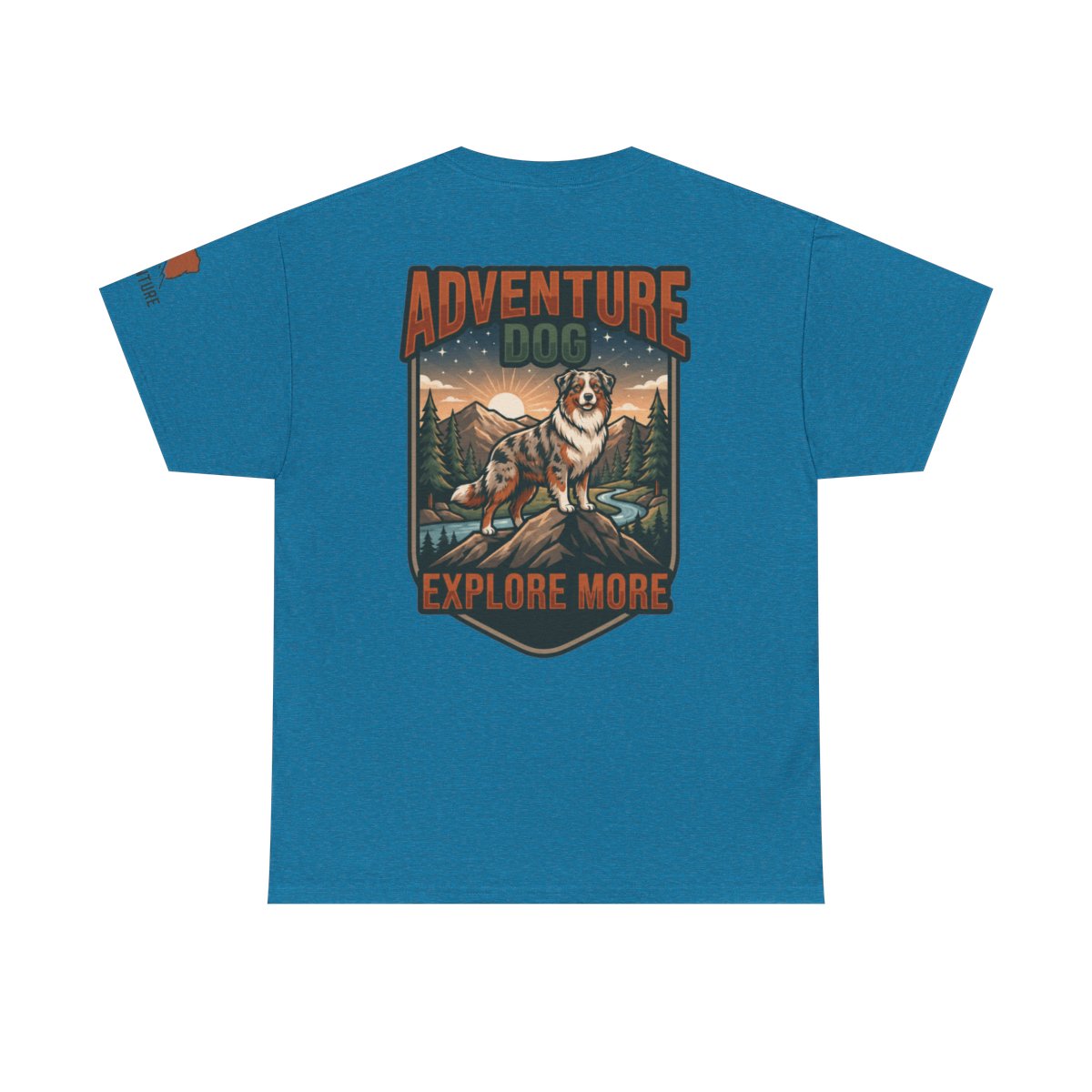 Color: Antique Sapphire | Adventure Dog Premium Graphic Tee