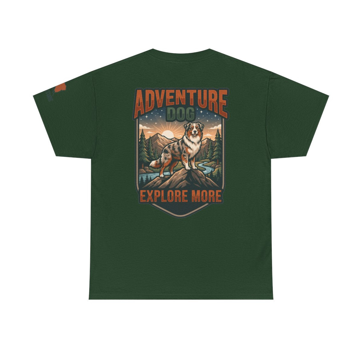 Color: Forest Green | Adventure Dog Premium Graphic Tee