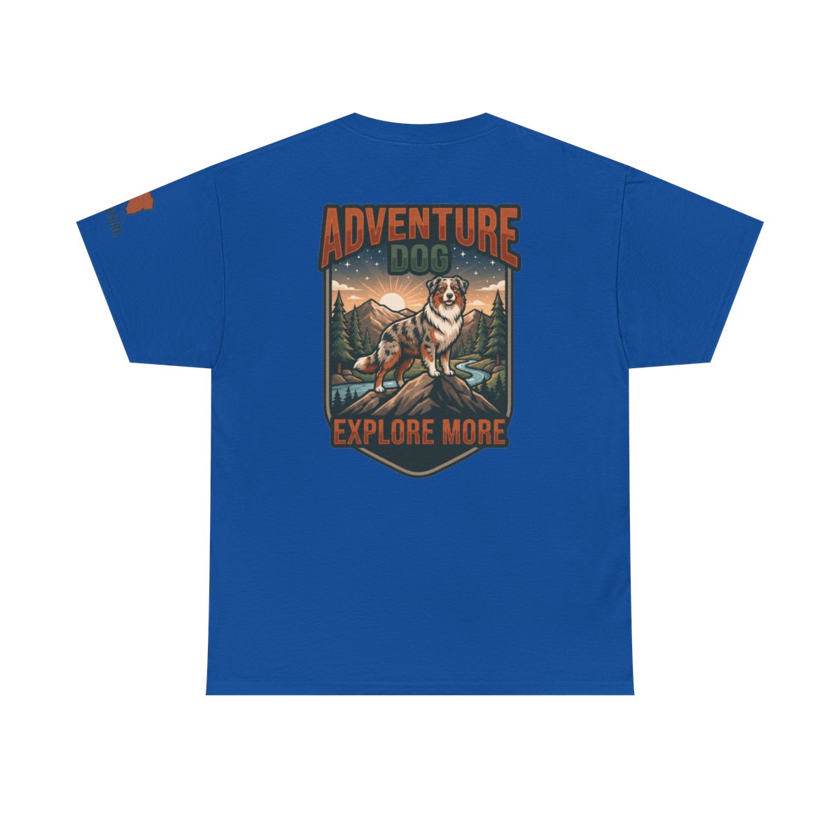 Color: Royal | Adventure Dog Premium Graphic Tee