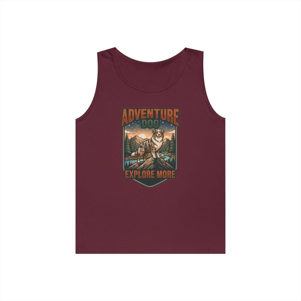 Color: Maroon | Adventure Dog Tank Top