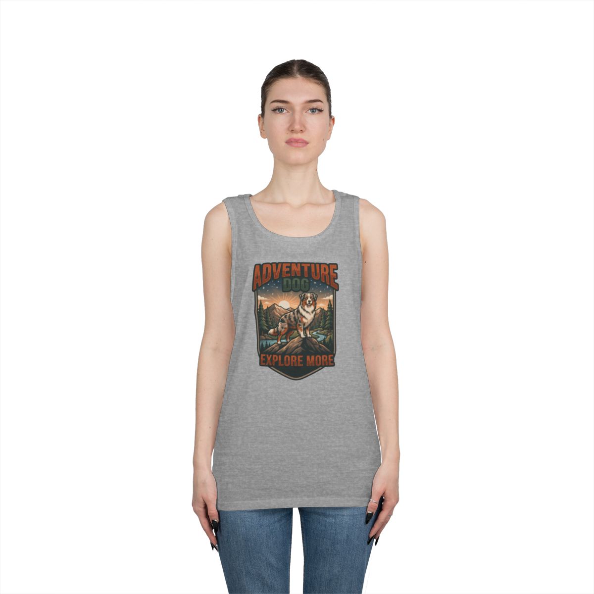 Color: Sport Grey | Adventure Dog Tank Top