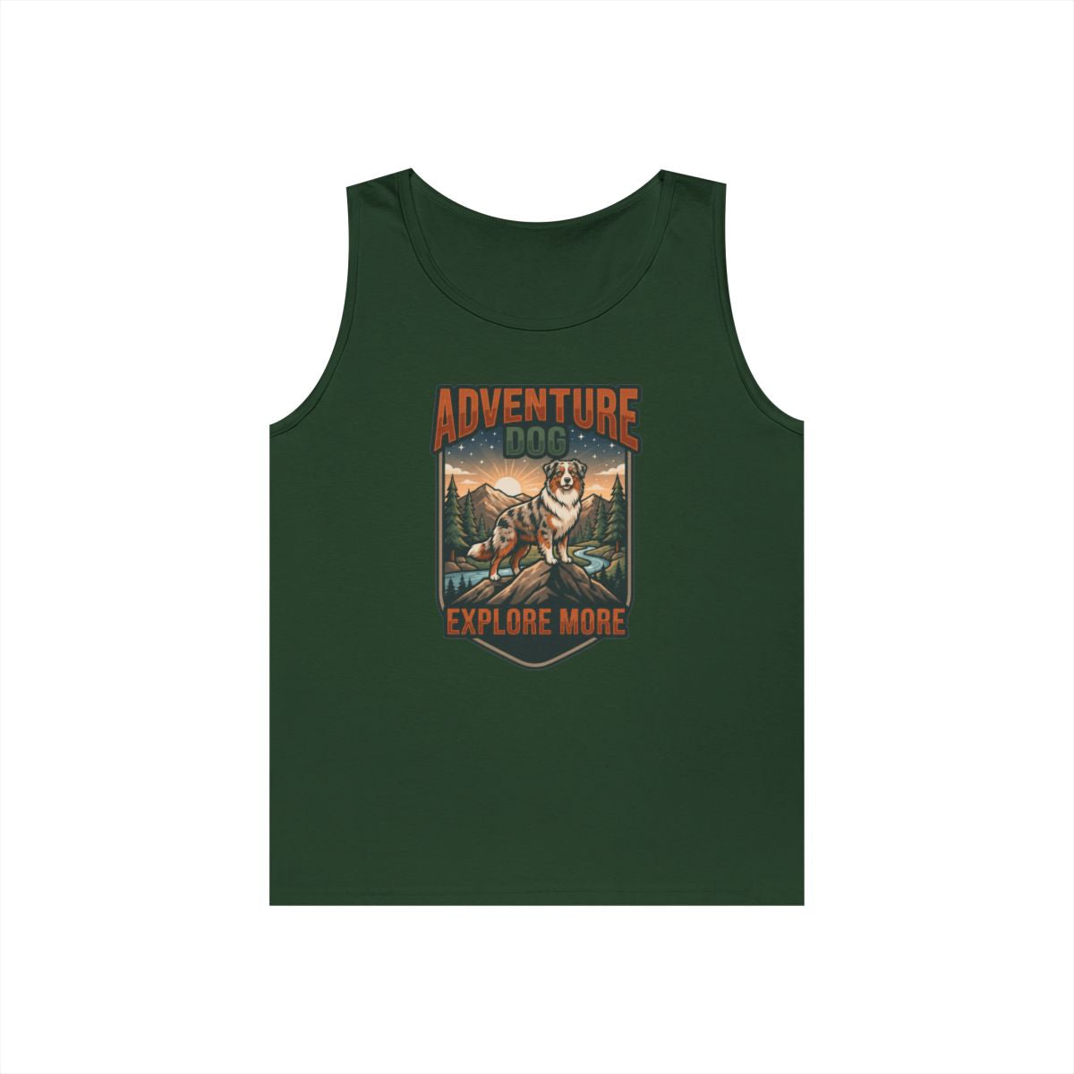 Color: Forest Green | Adventure Dog Tank Top