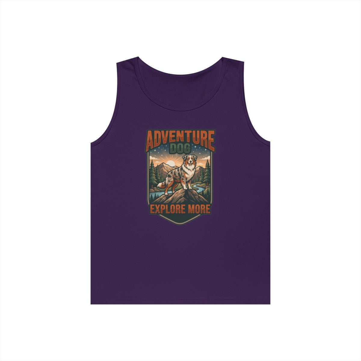 Color: Purple | Adventure Dog Tank Top