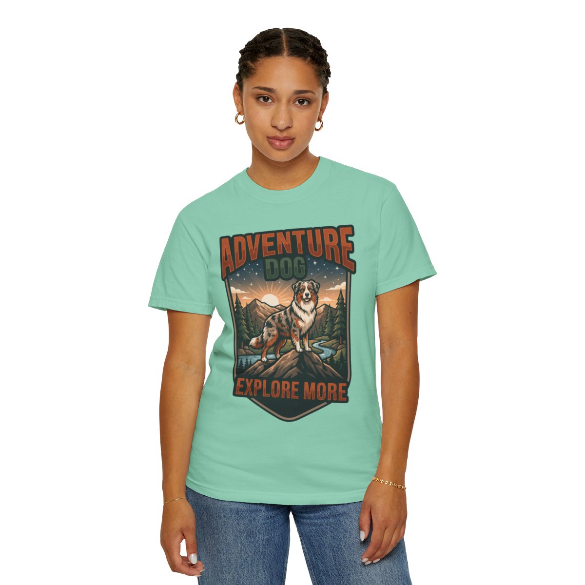 Color: Island Reef | Adventure Dog Unisex Garment-Dyed Tee