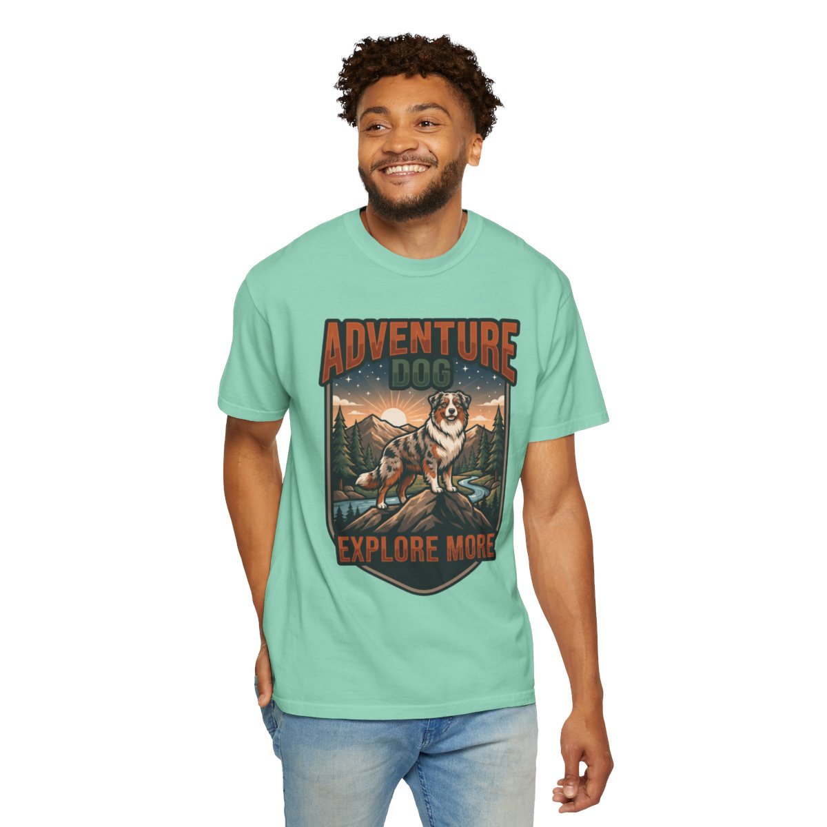 Color: Island Reef | Adventure Dog Unisex Garment-Dyed Tee