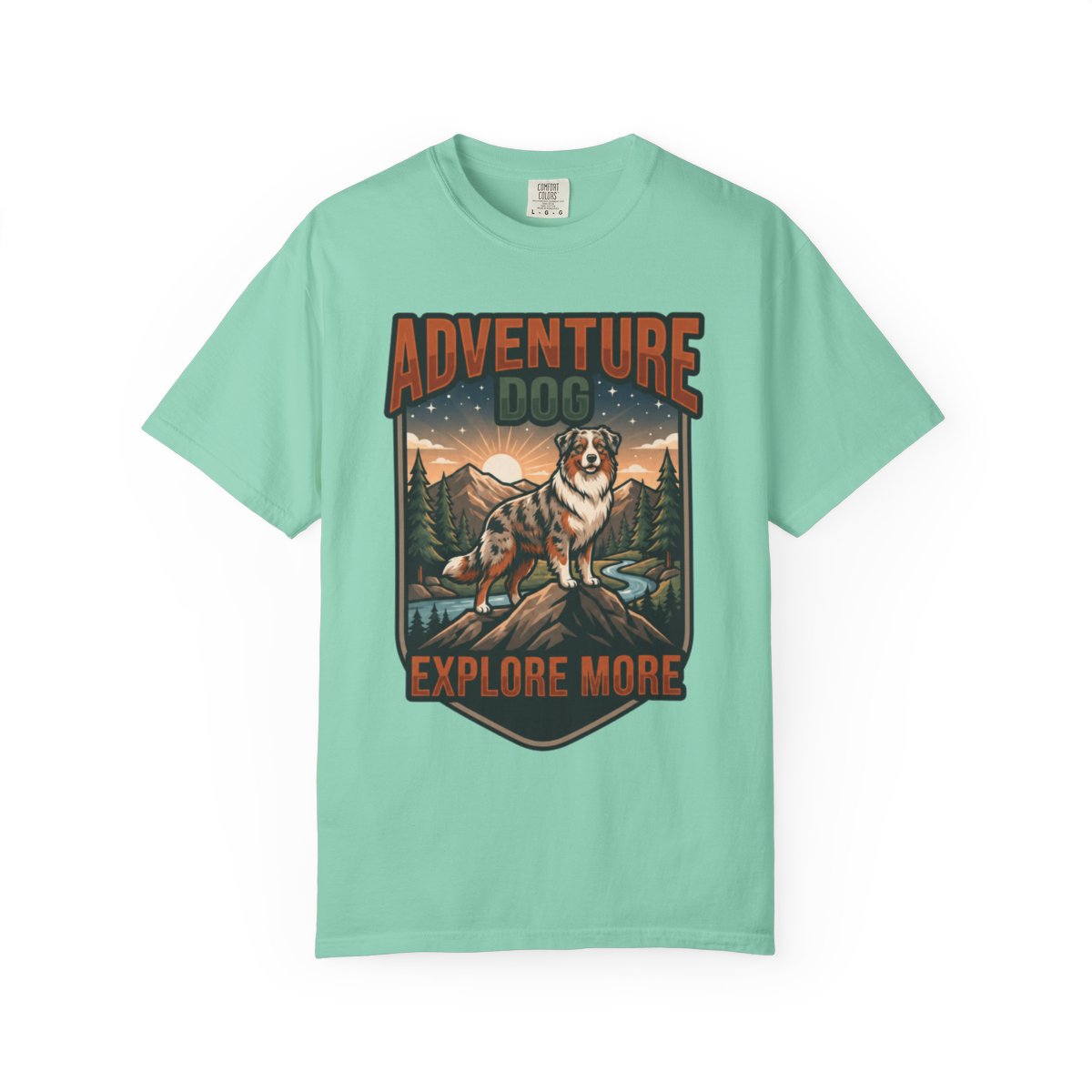 Color: Island Reef | Adventure Dog Unisex Garment-Dyed Tee