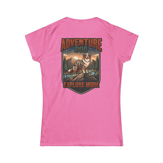 Color: Azalea | Adventure Dog Women's Tee