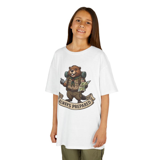 Color: White | Always Prepared Kids Tee