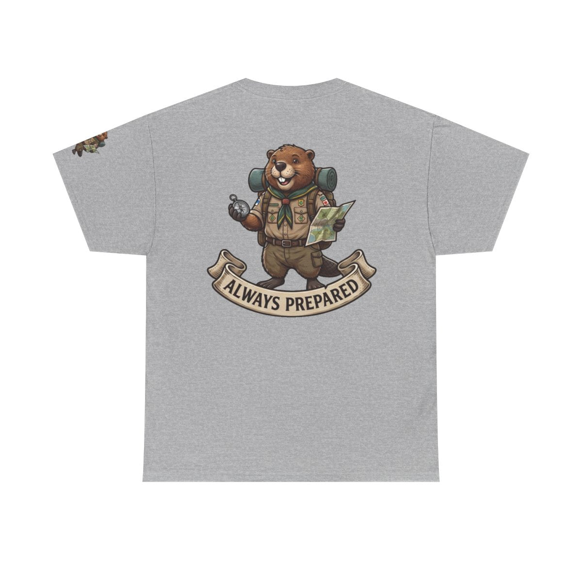 Color: Sport Grey | Always Prepared Premium Graphic Tee
