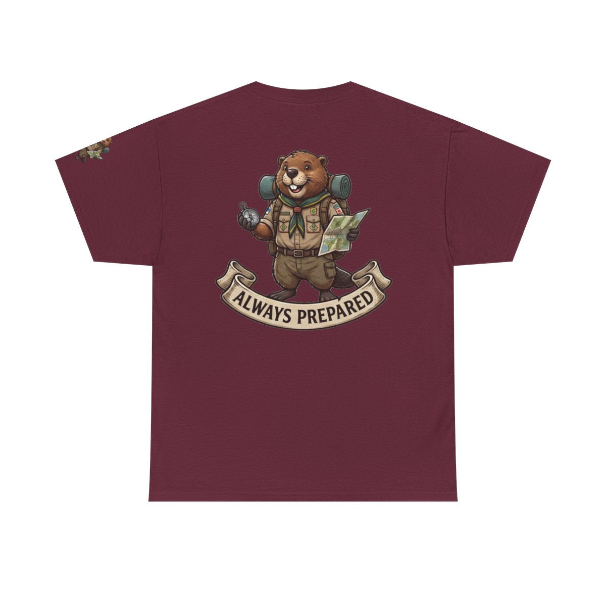Color: Maroon | Always Prepared Premium Graphic Tee