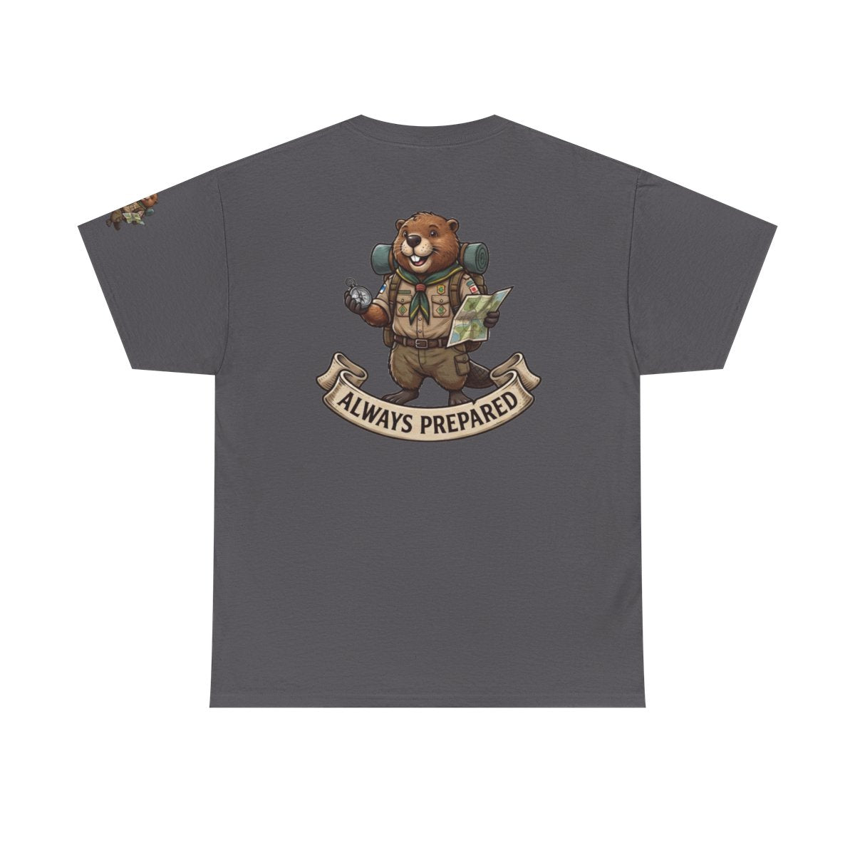 Color: Charcoal | Always Prepared Premium Graphic Tee