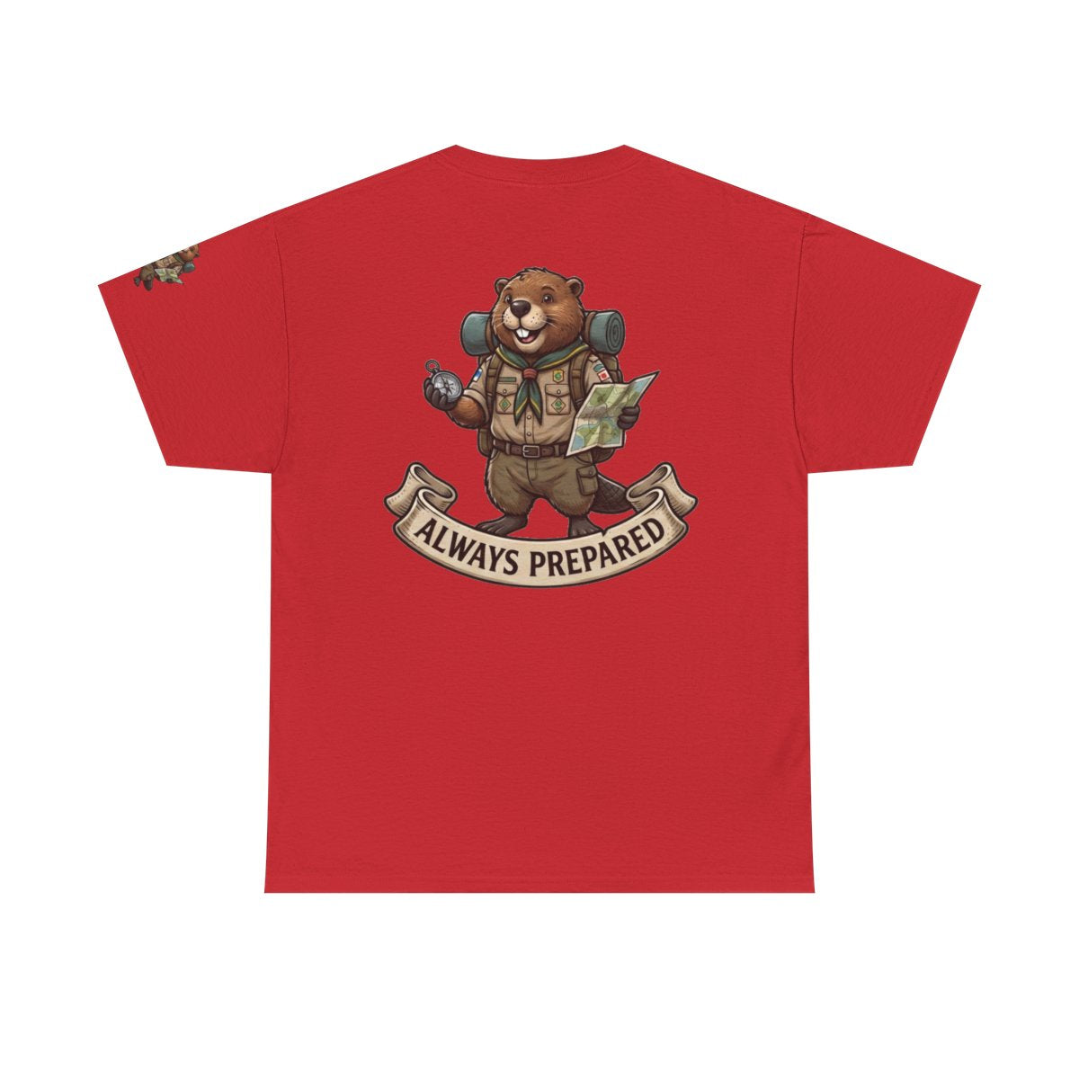 Color: Red | Always Prepared Premium Graphic Tee