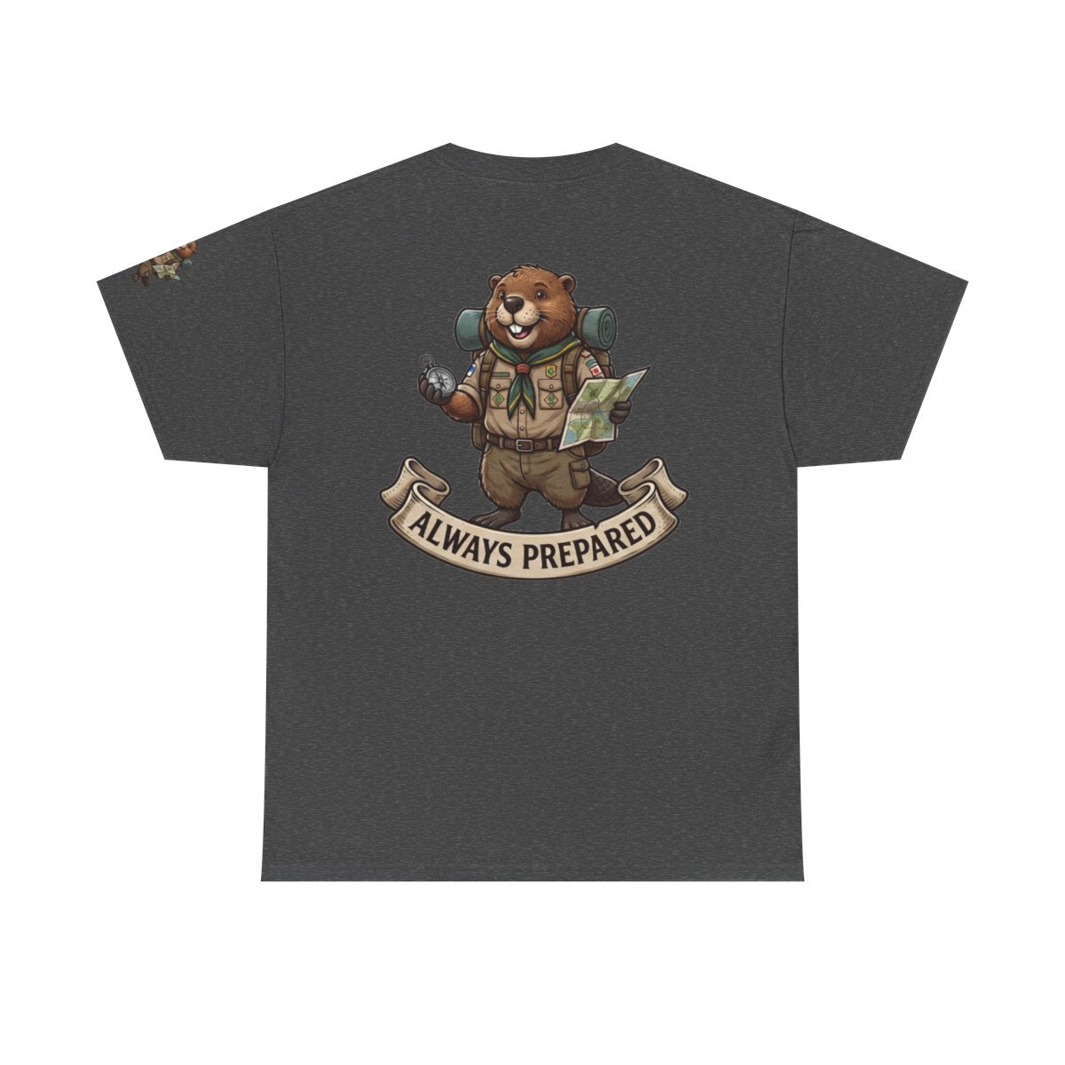 Color: Dark Heather | Always Prepared Premium Graphic Tee