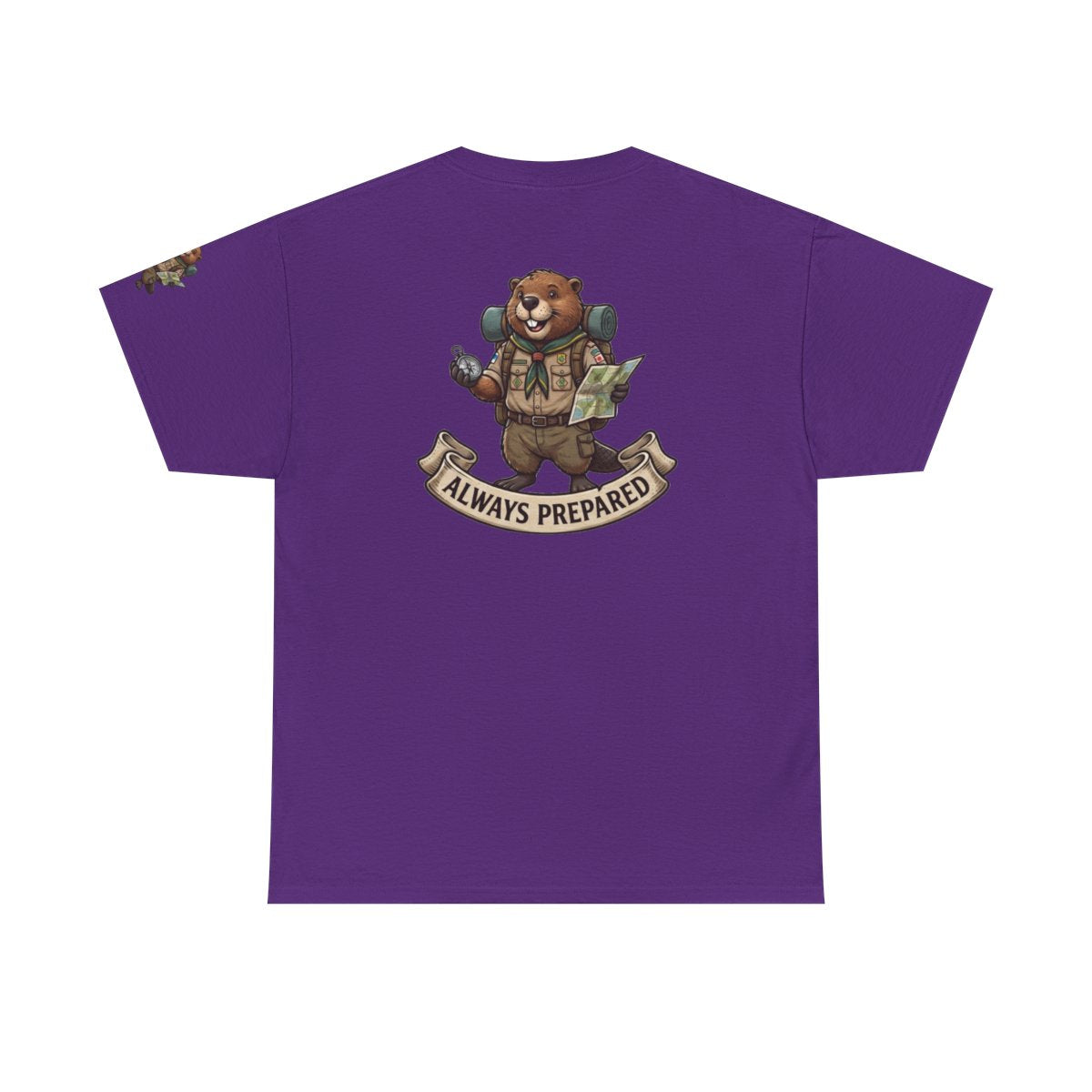 Color: Purple | Always Prepared Premium Graphic Tee