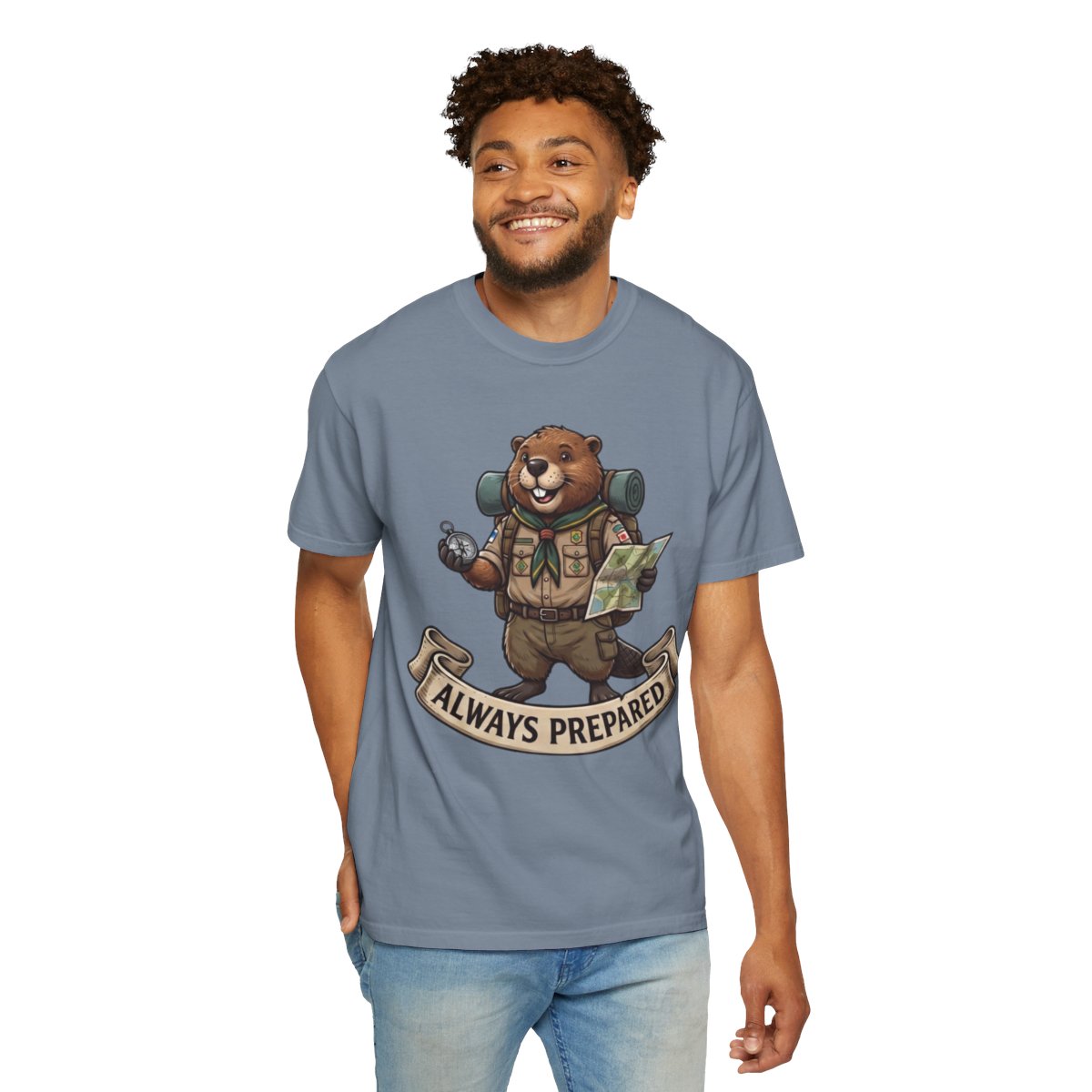 Color: Blue Jean | Always Prepared Unisex Garment-Dyed Tee