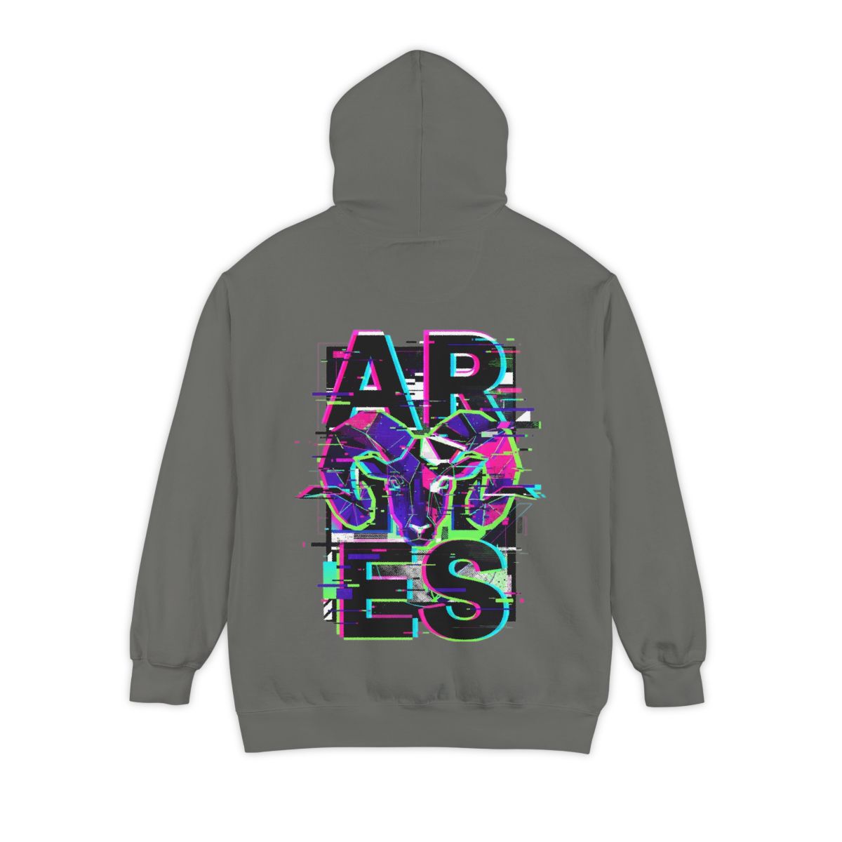 Color: Grey | Aries Garment-Dyed Hoodie