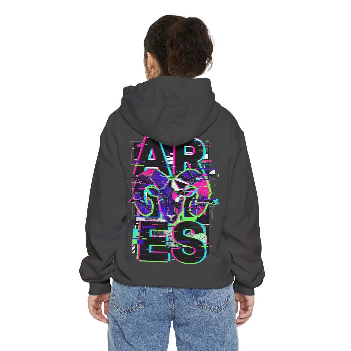 Color: Pepper | Aries Garment-Dyed Hoodie