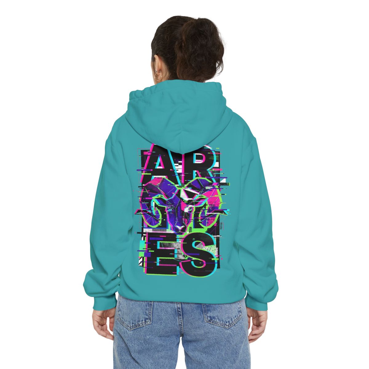 Color: Seafoam | Aries Garment-Dyed Hoodie